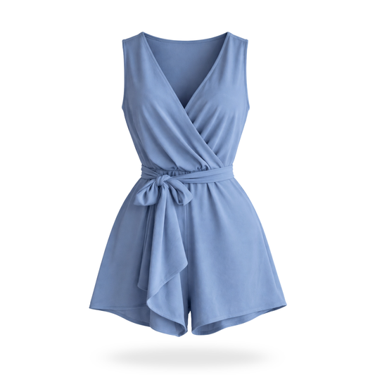 Jumper sin mangas y cinturon