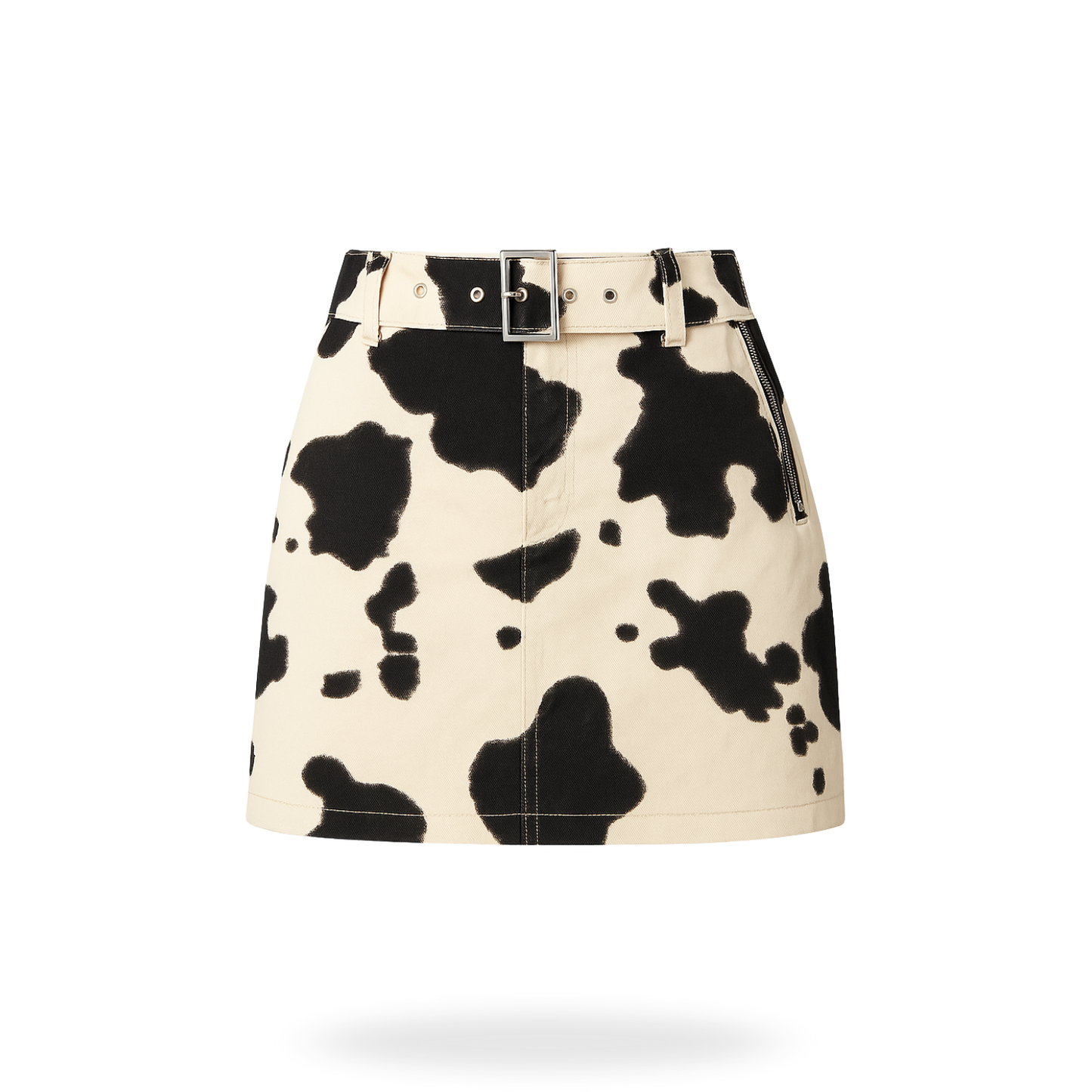 Falda short de vaca