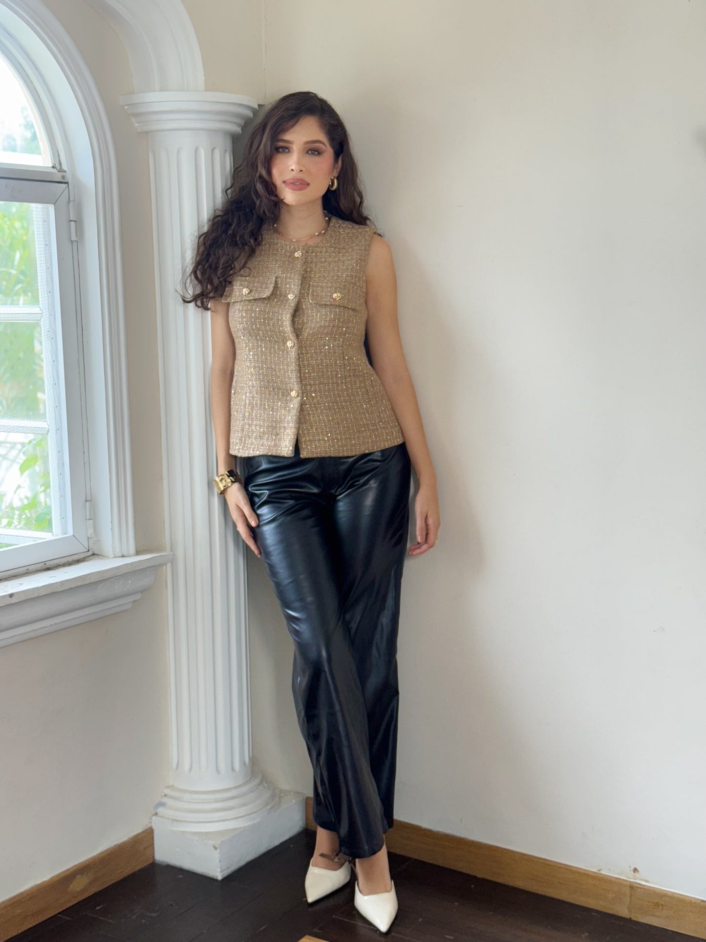 Chaleco Tweed