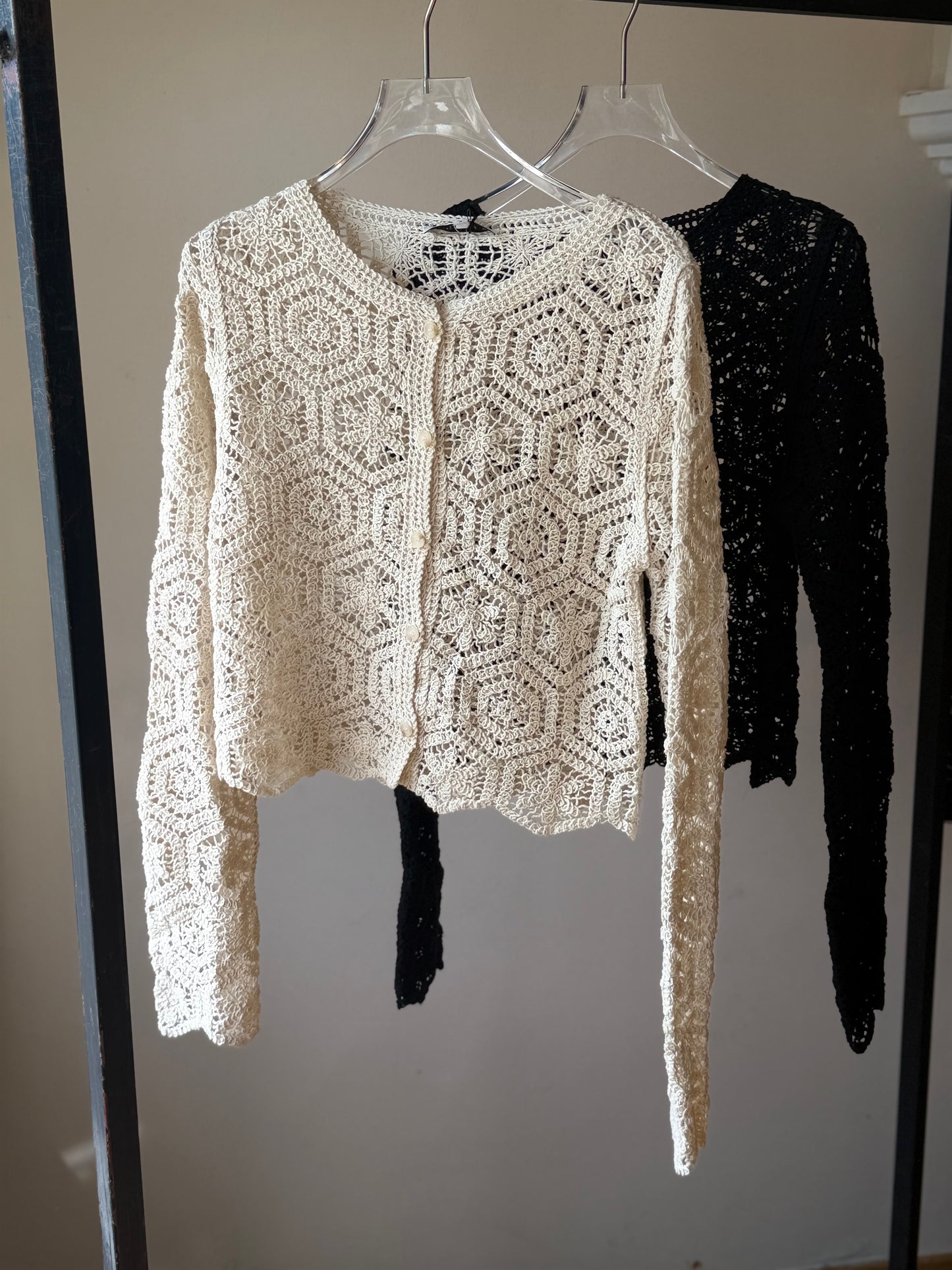 Cardigan Corto Crochet