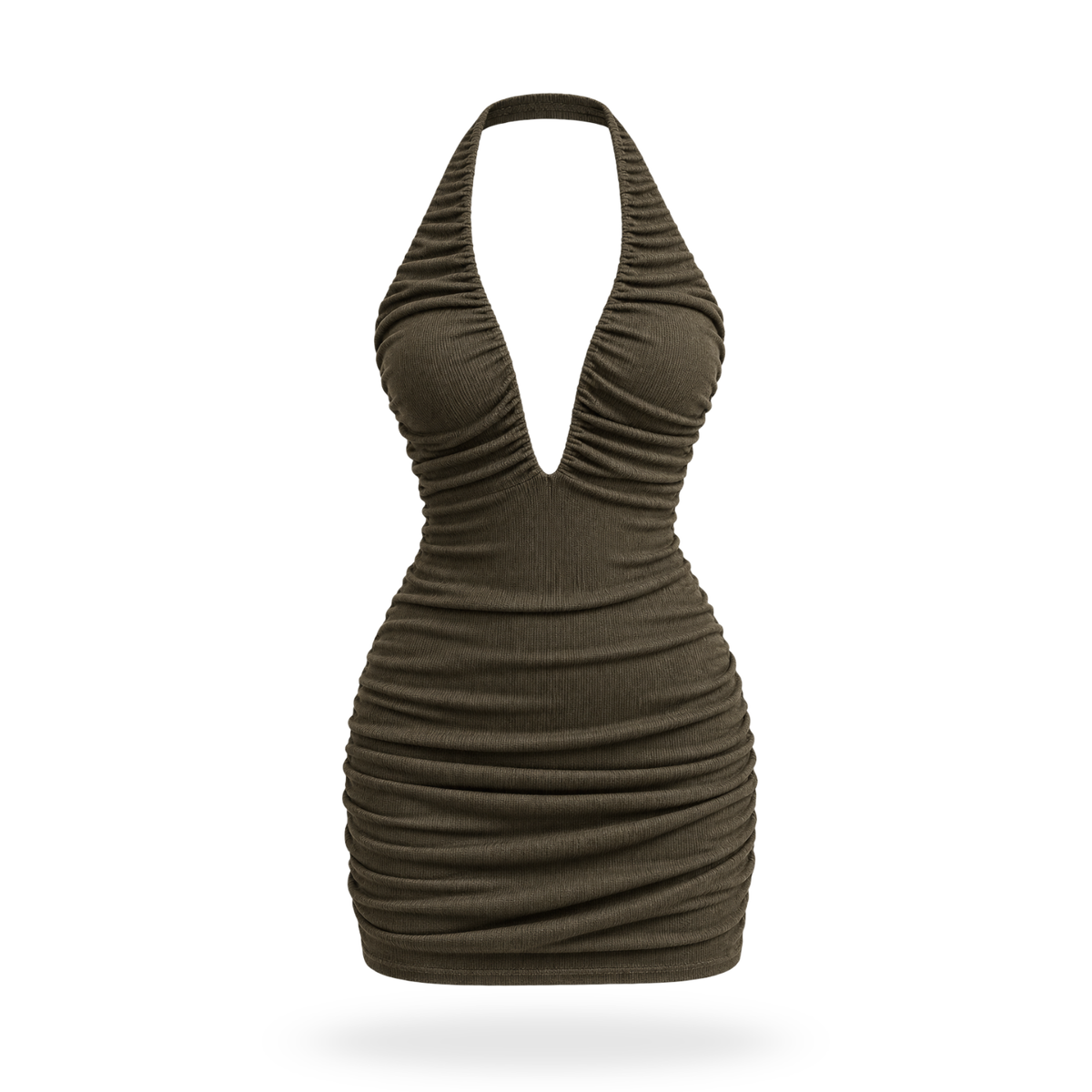 Vestido Corto con Escote profundo