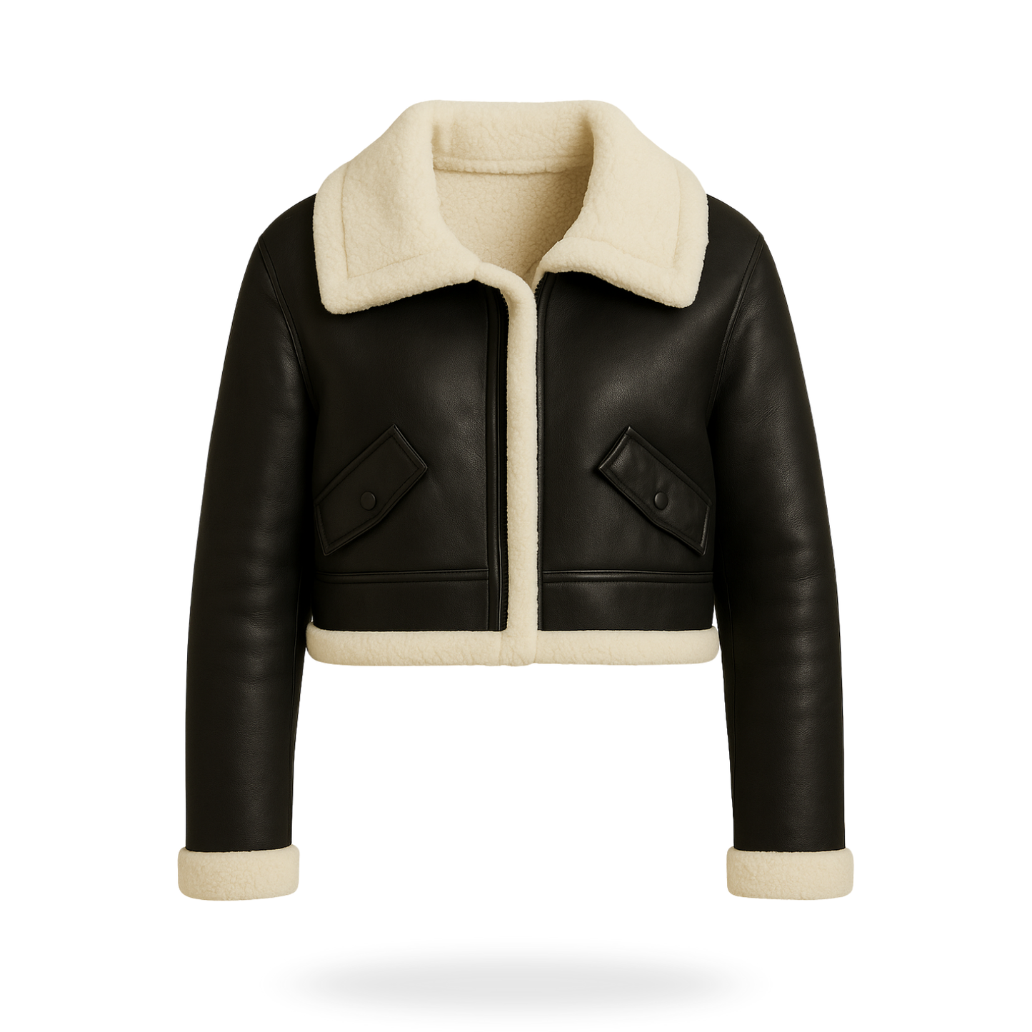 Chamarra Vinipiel con bolsas