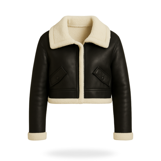 Chamarra Vinipiel con bolsas