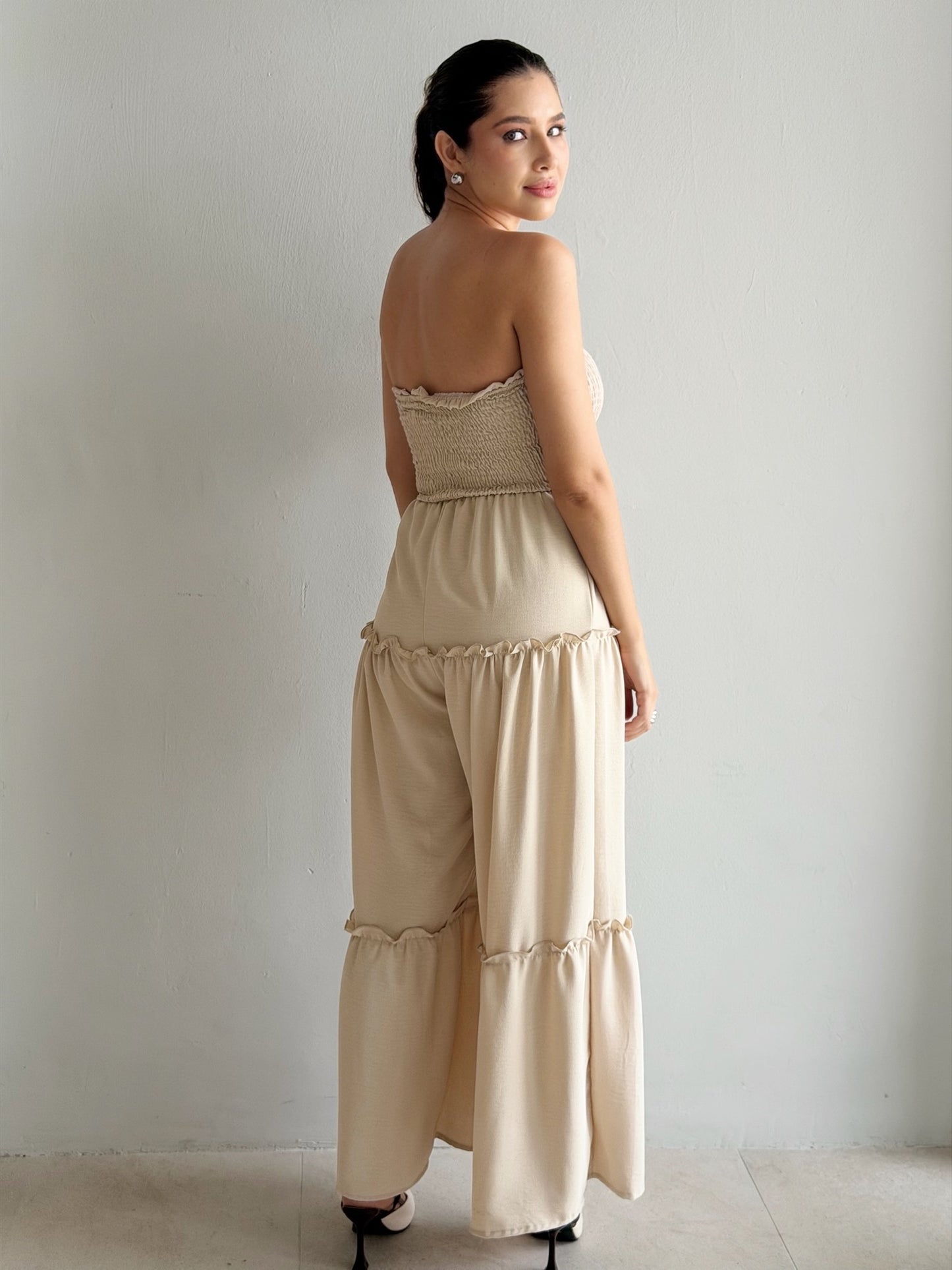 Palazzo strapless olanes