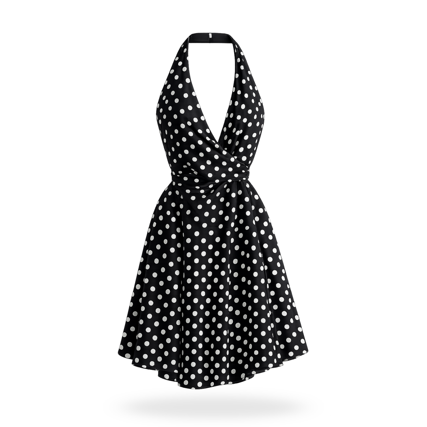 Vestido Cruzado de puntos