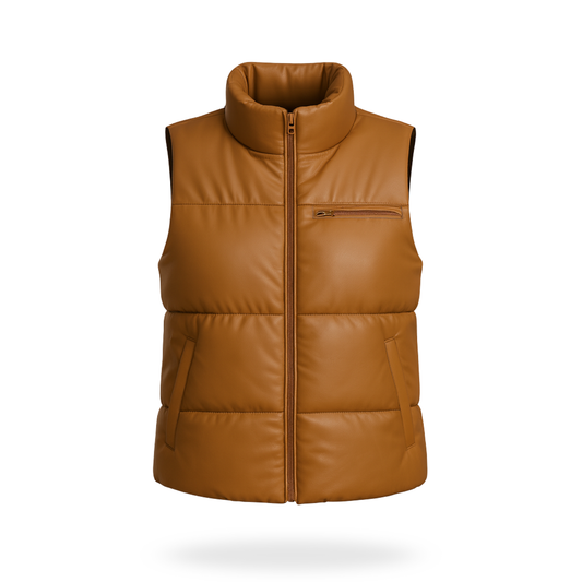 Chaleco bomber vinipiel