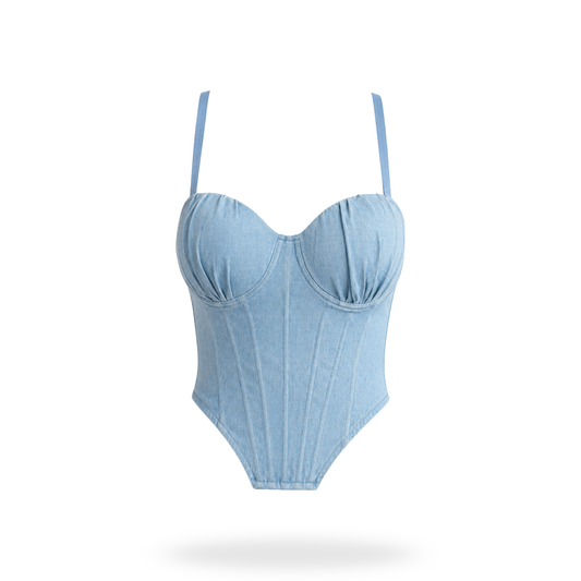 Corset de mezclilla