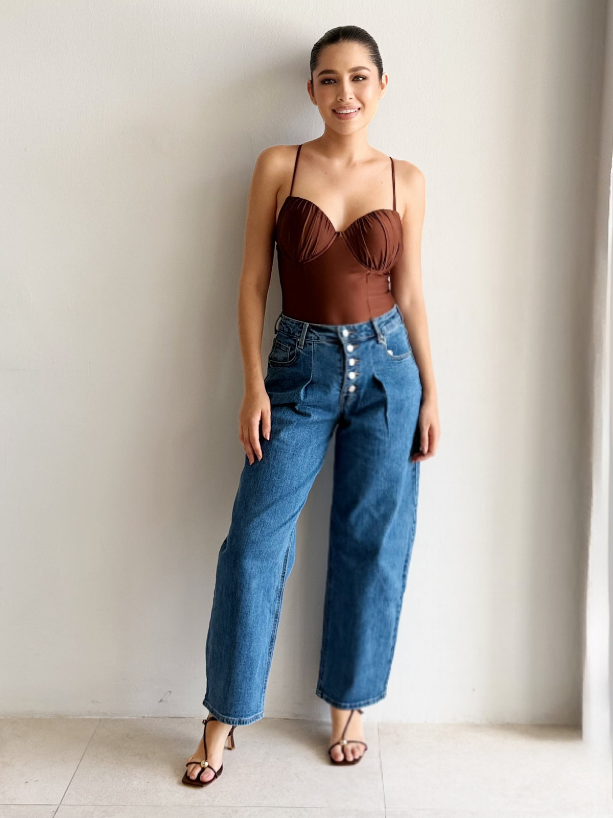 Pantalon Botones Barrel