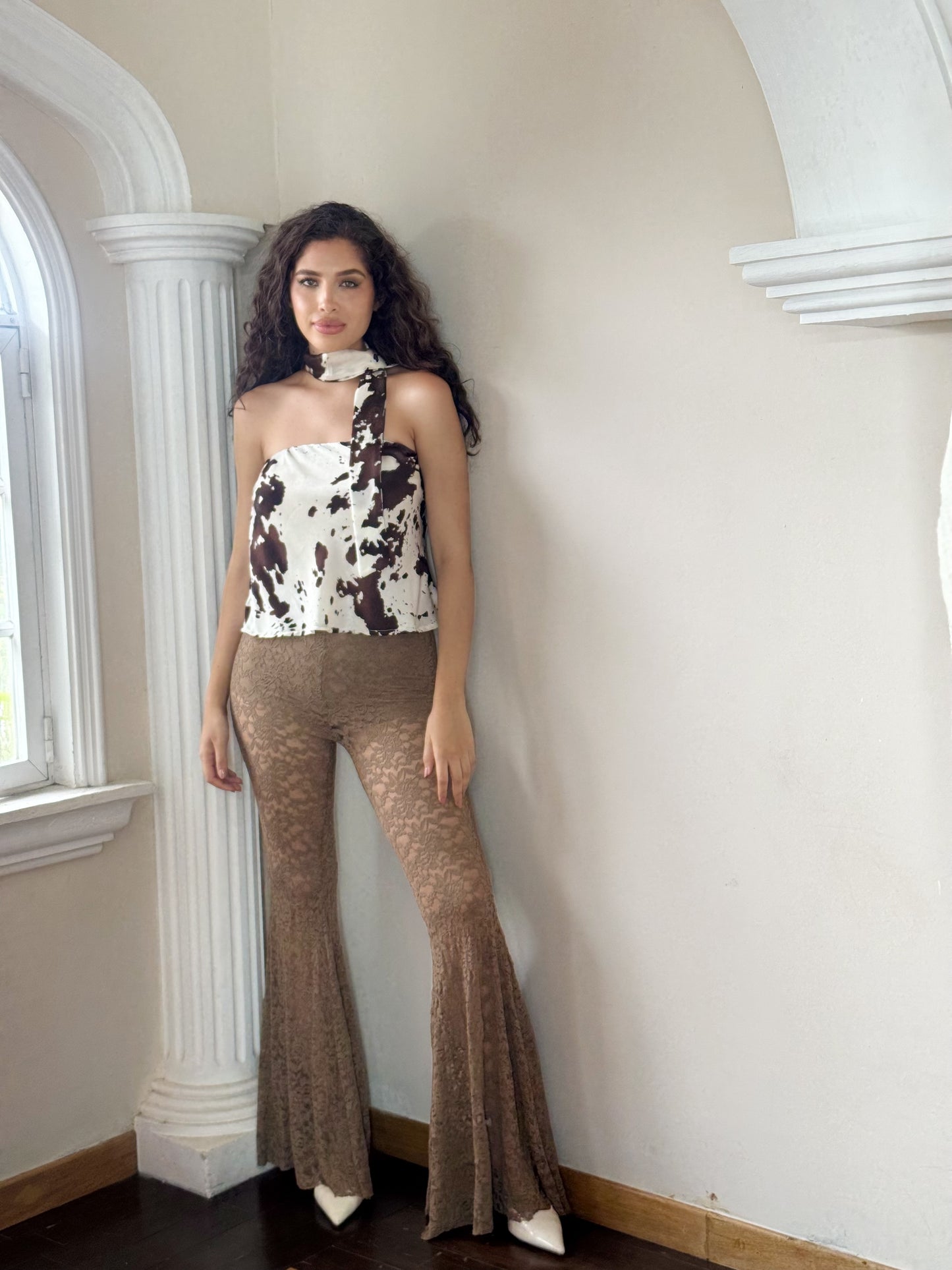 pantalon de encaje