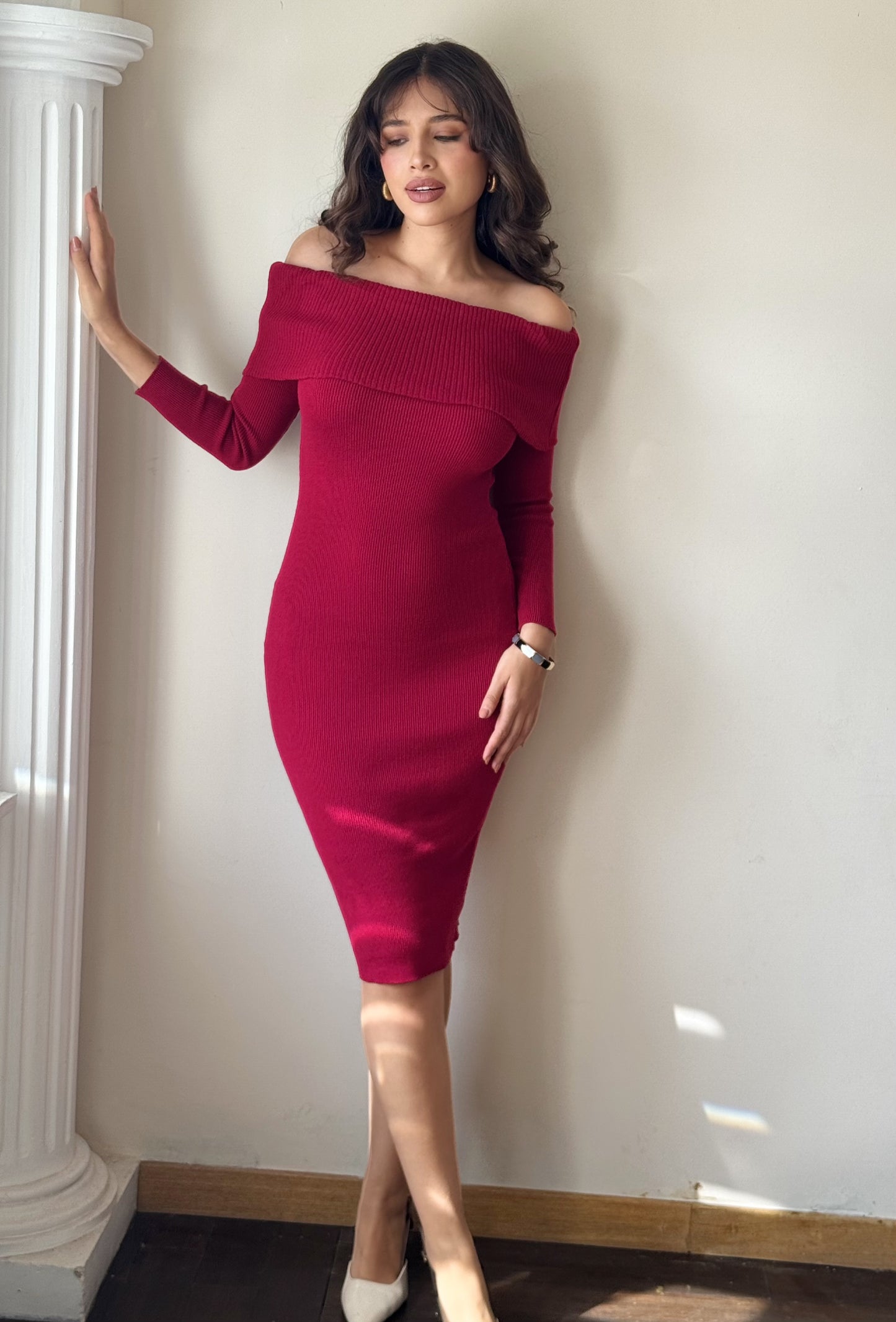 Vestido hombros descubiertos