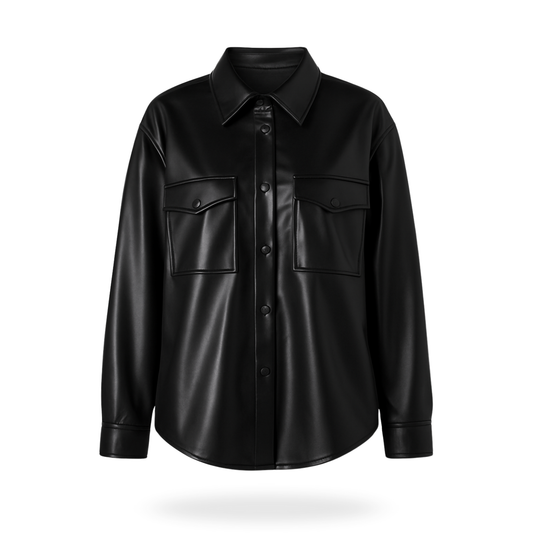 Sobrecamisa de vinipiel