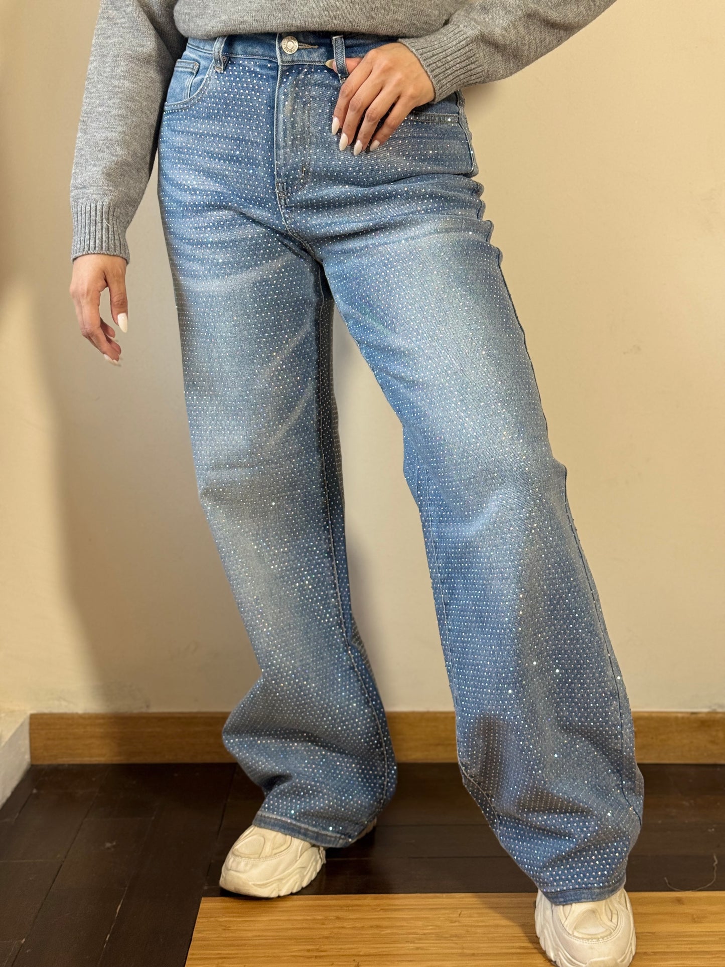 Pantalon Wide Brillos
