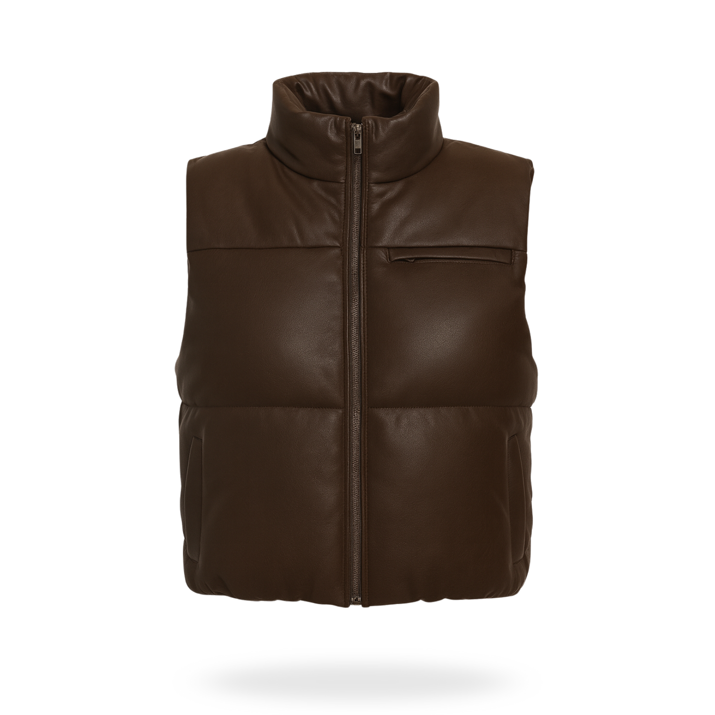 Chaleco bomber vinipiel