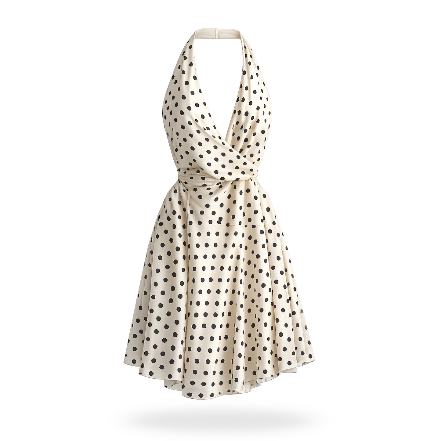 Vestido Cruzado de puntos