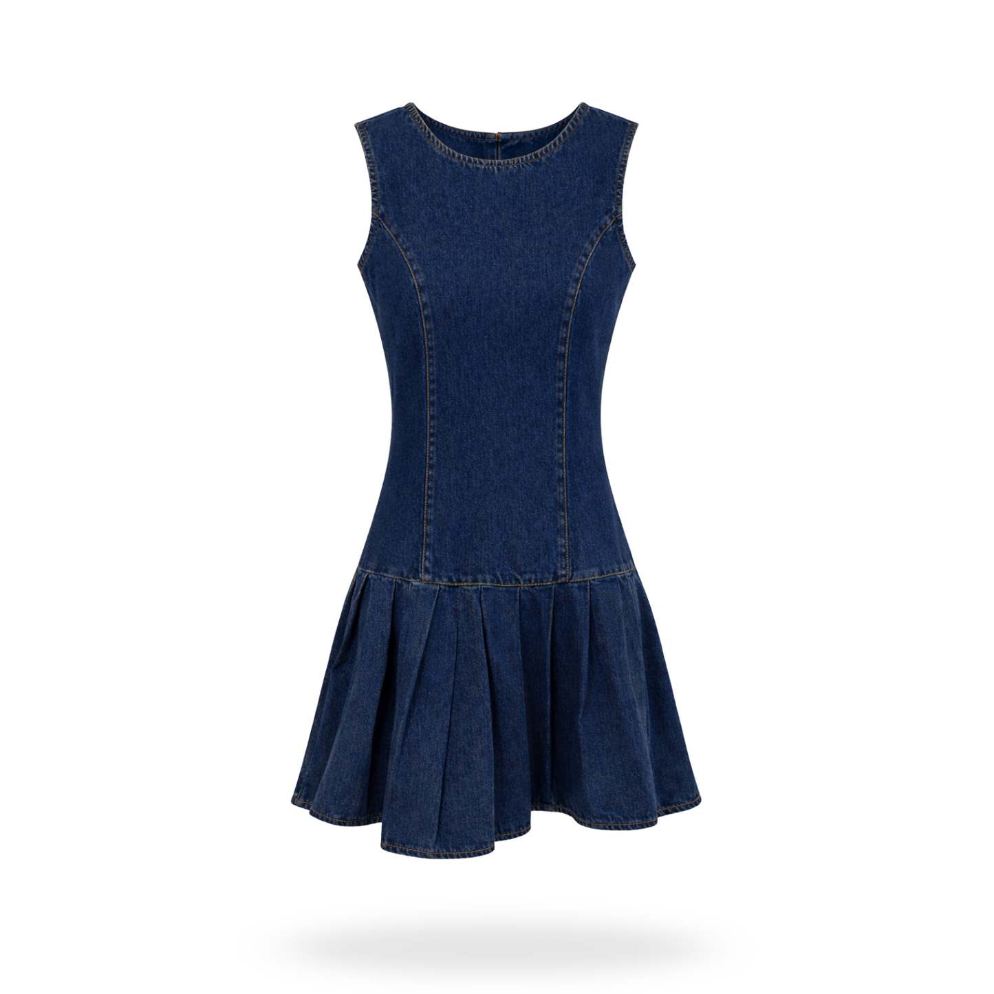 Vestido Mezclilla Tableado