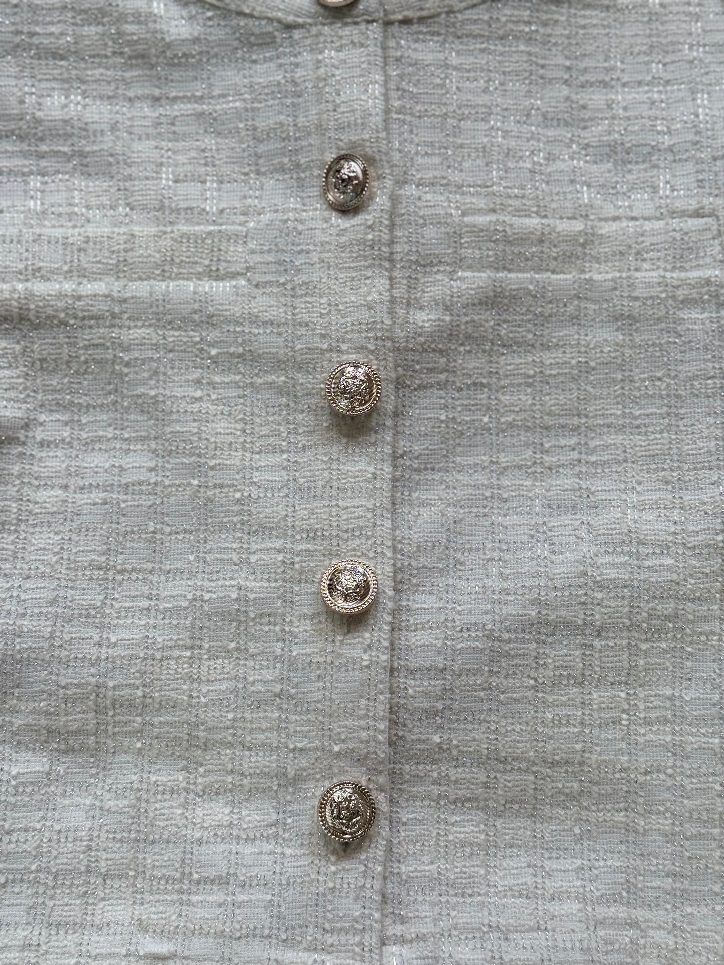 Conjunto tweed con brillos