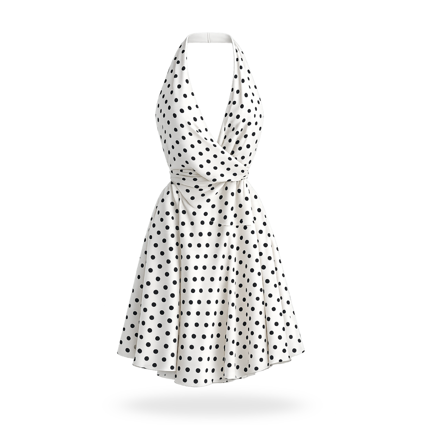 Vestido Cruzado de puntos