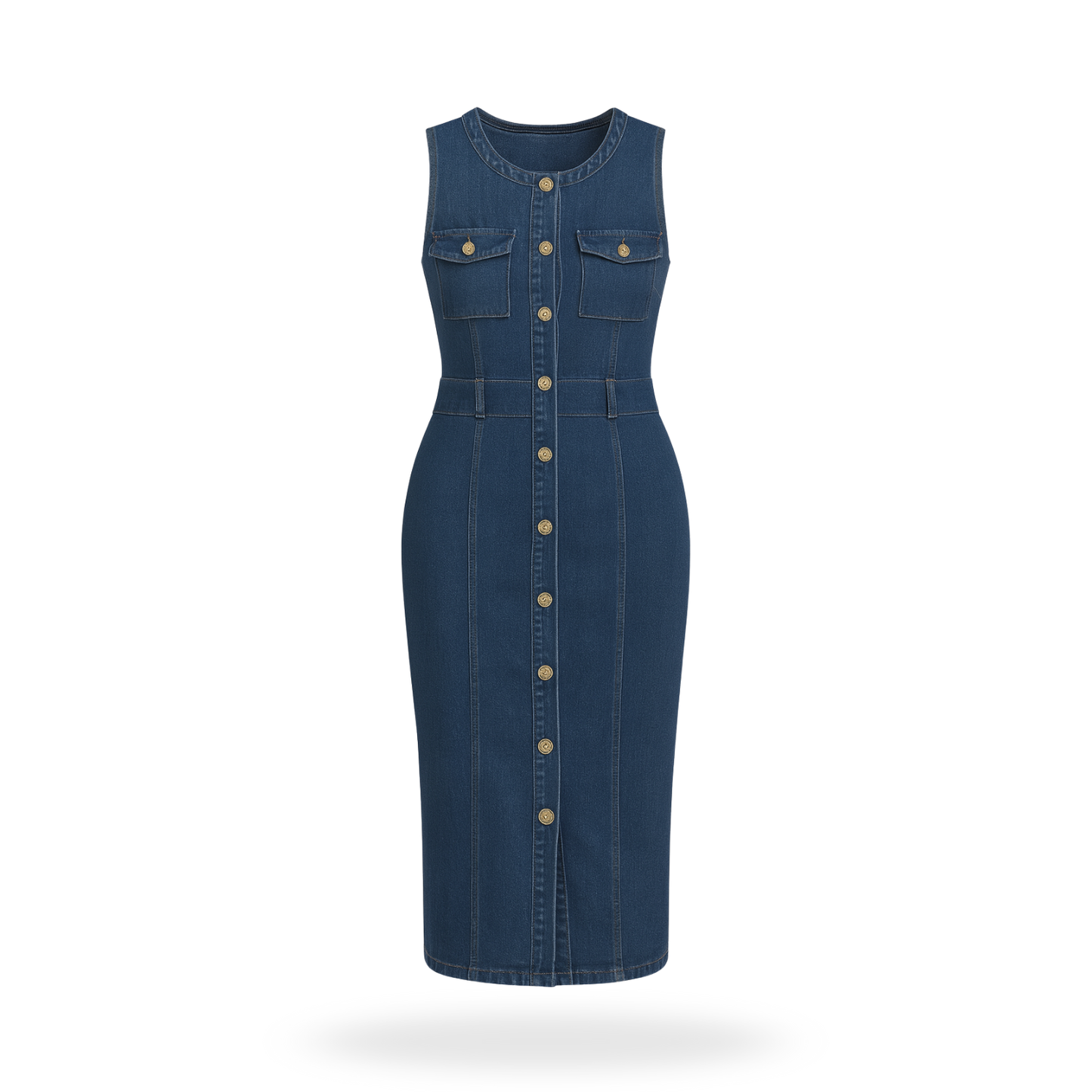 Vestido de mezclilla con botones