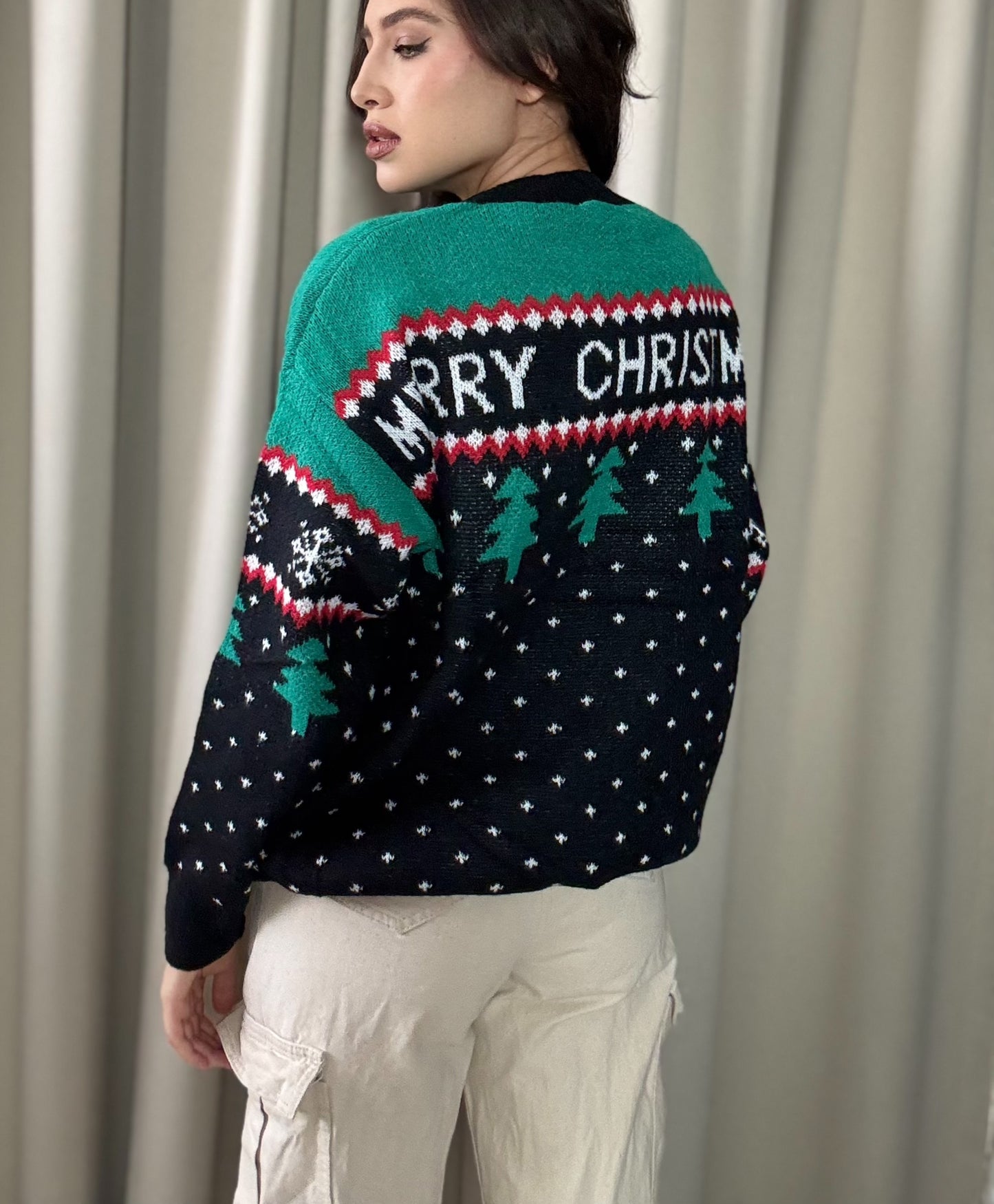 Suéter navideño Merry cristmas