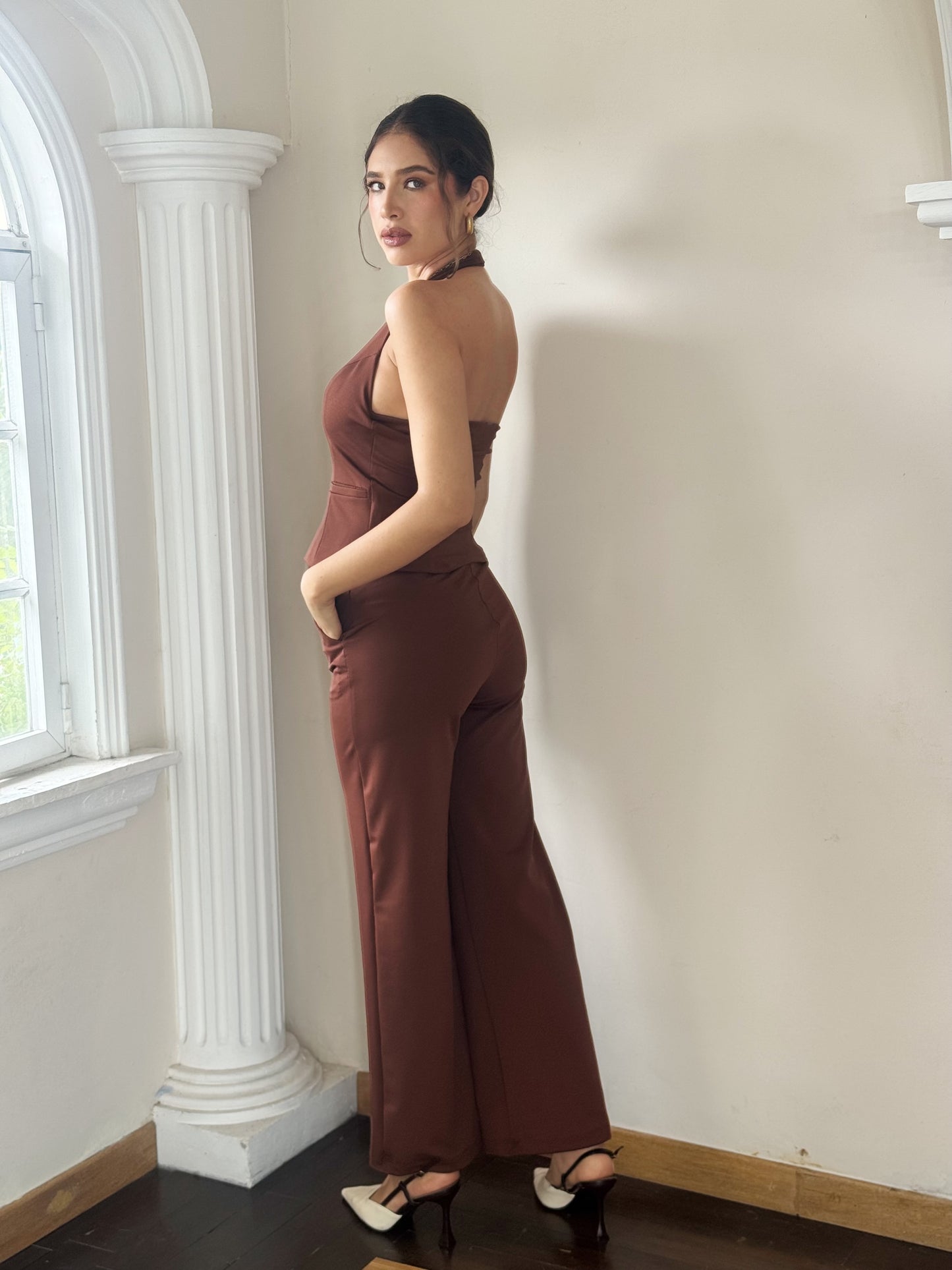 Conjunto blusa y pantalón