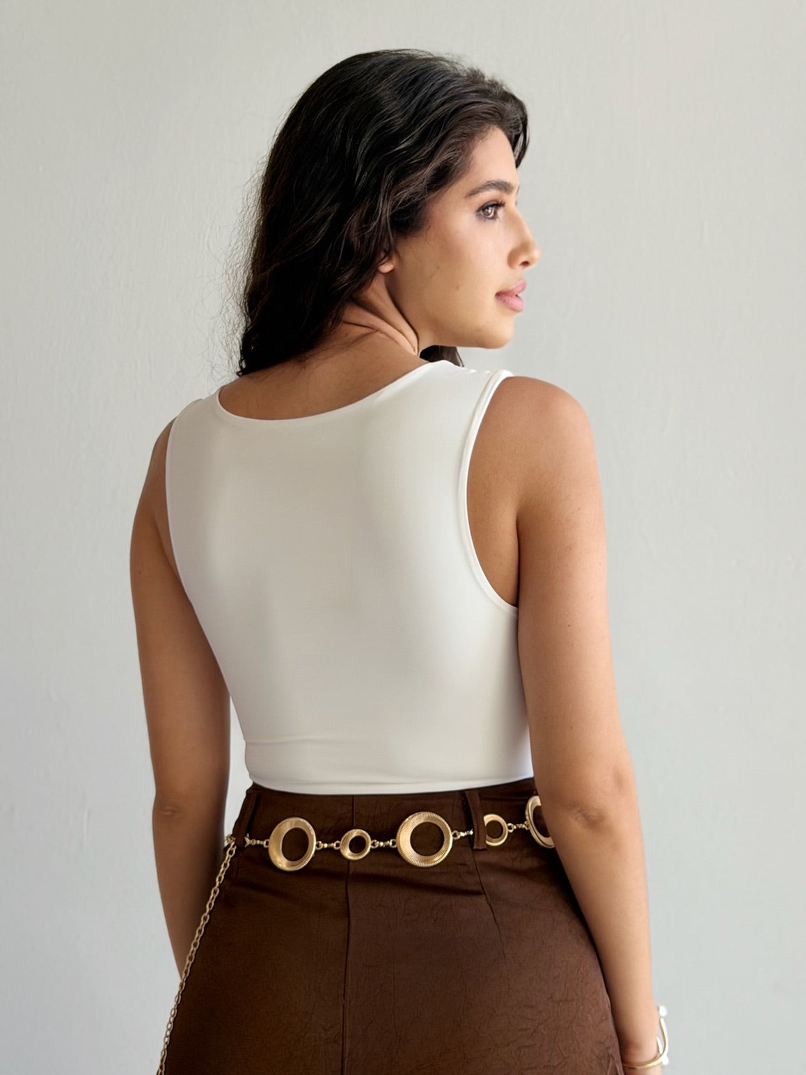 Body Cuello V Drapeado
