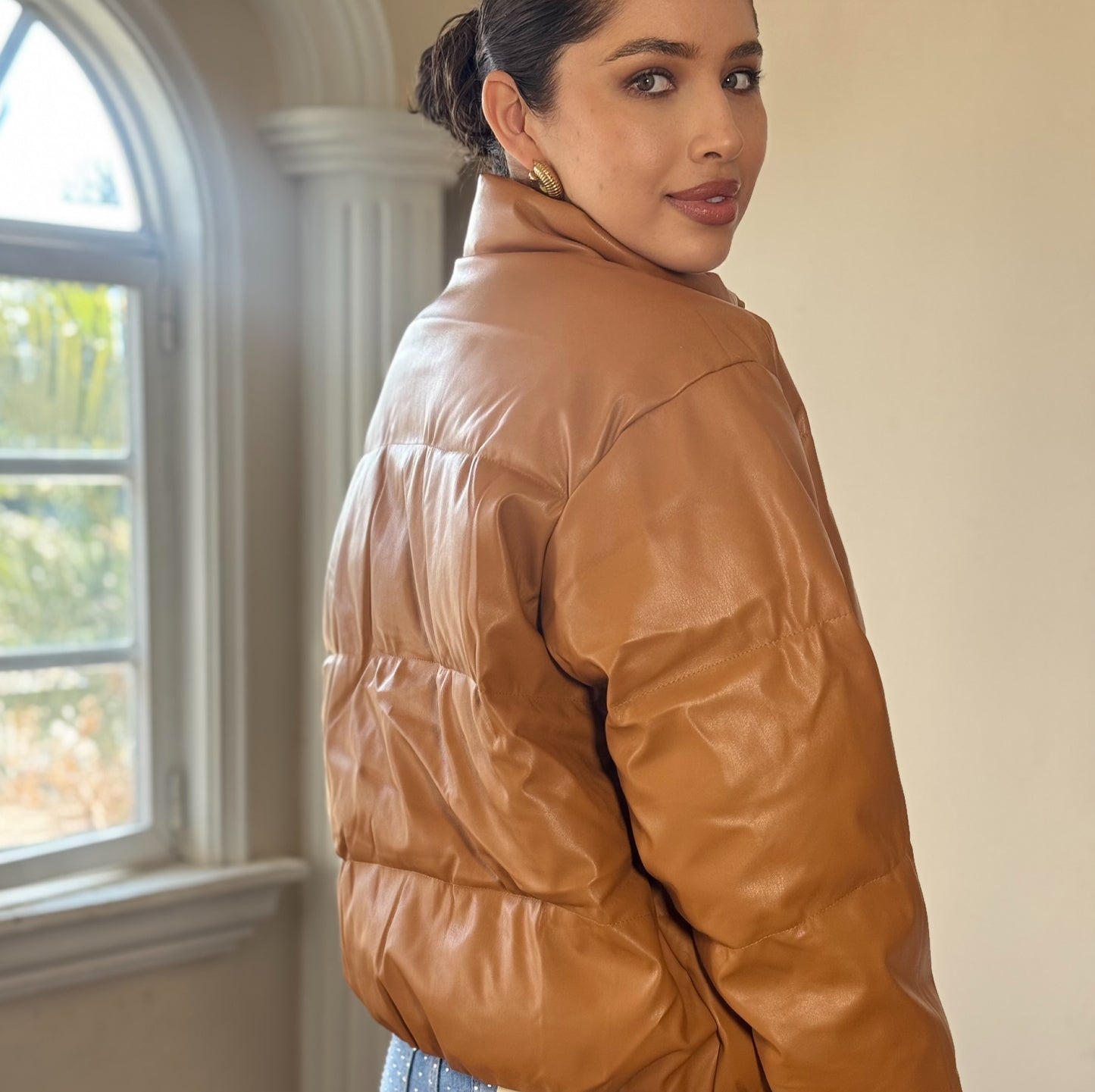 Chaqueta bomber vinipiel