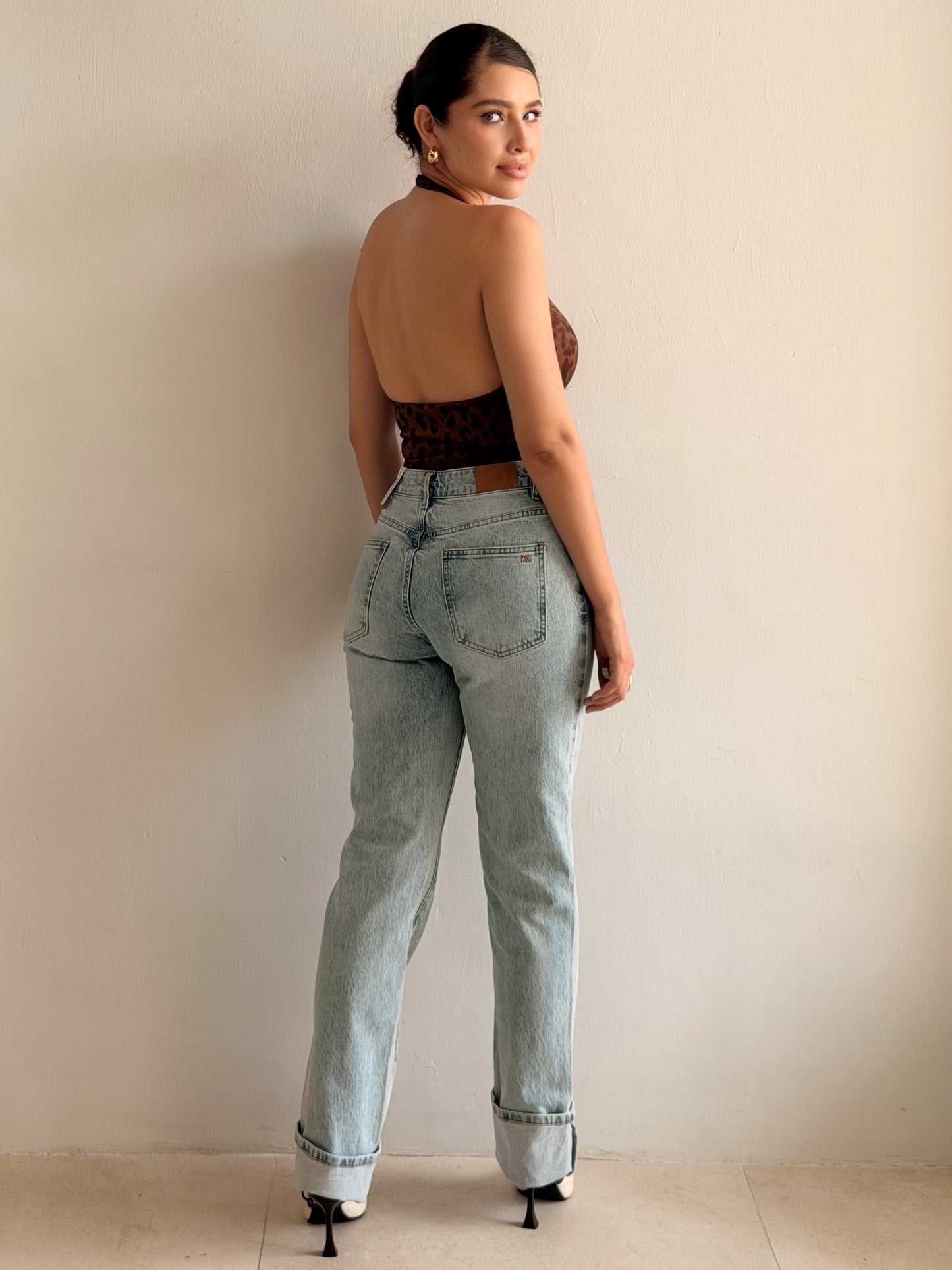 Jeans con dobladillo