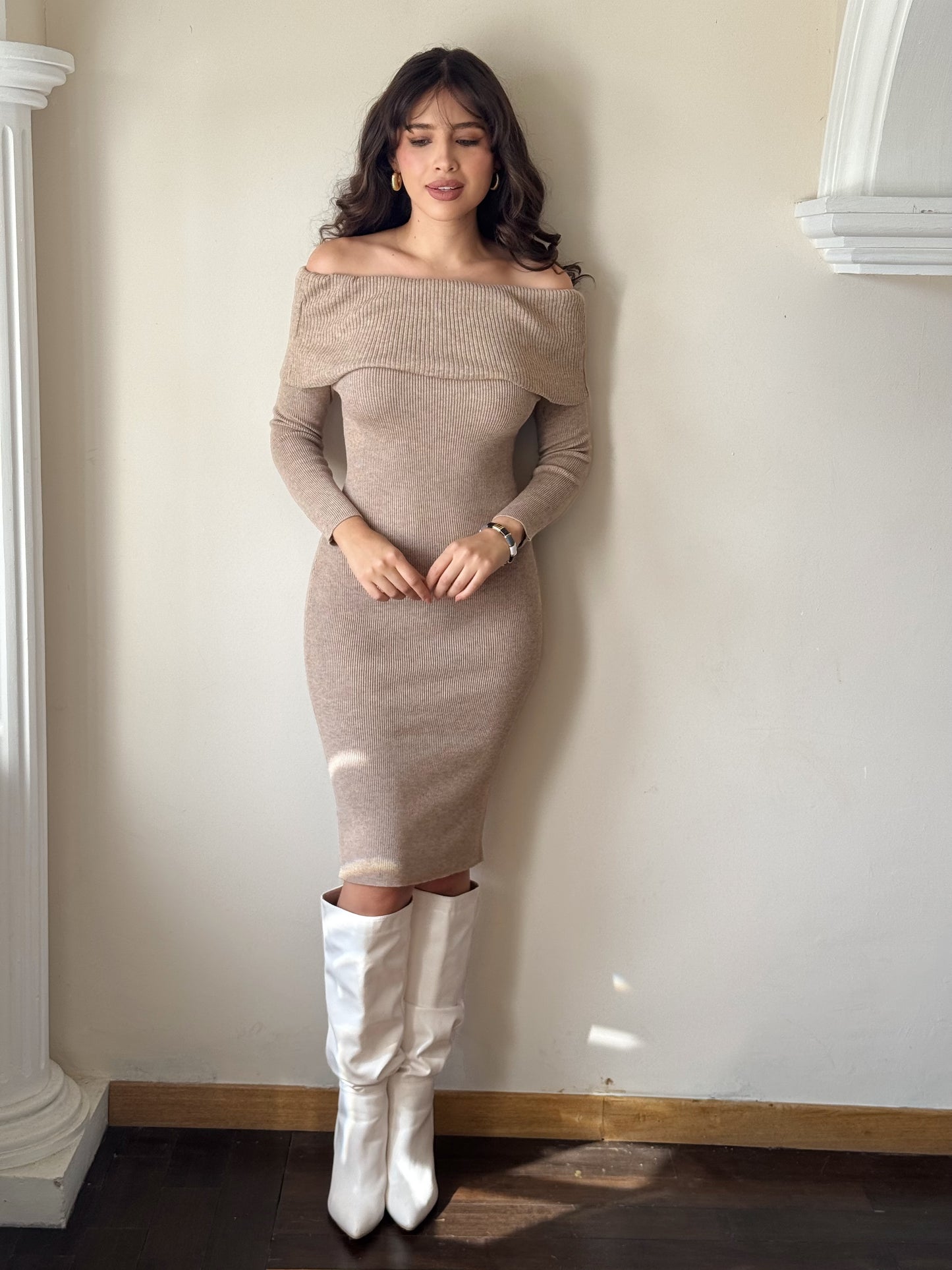 Vestido hombros descubiertos