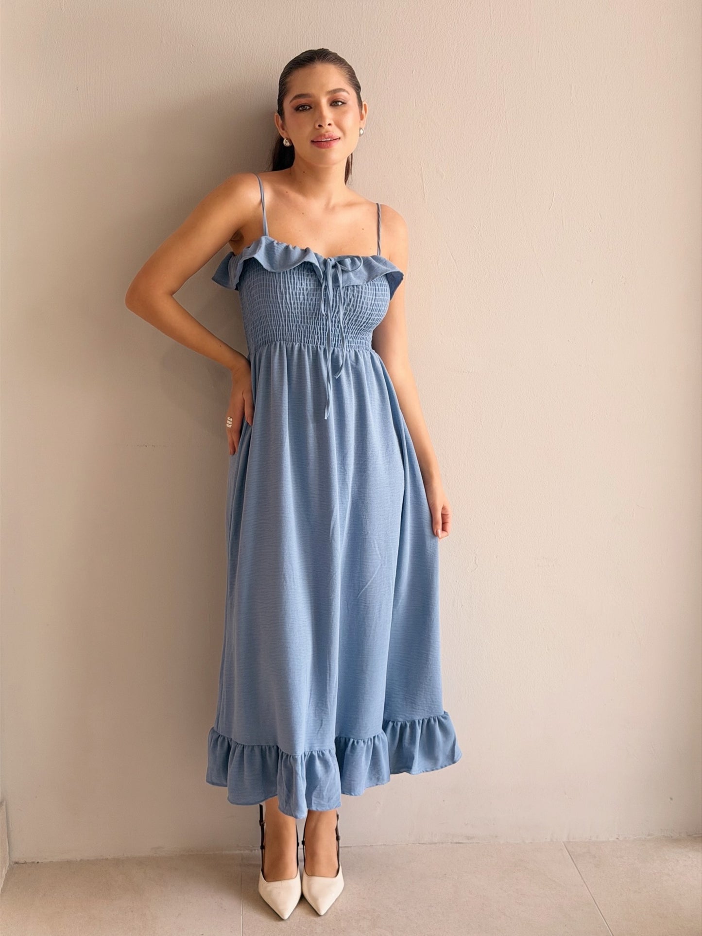 Vestido Tirantes Olanes