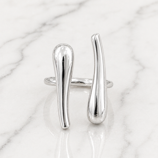 Anillo Doble Gota
