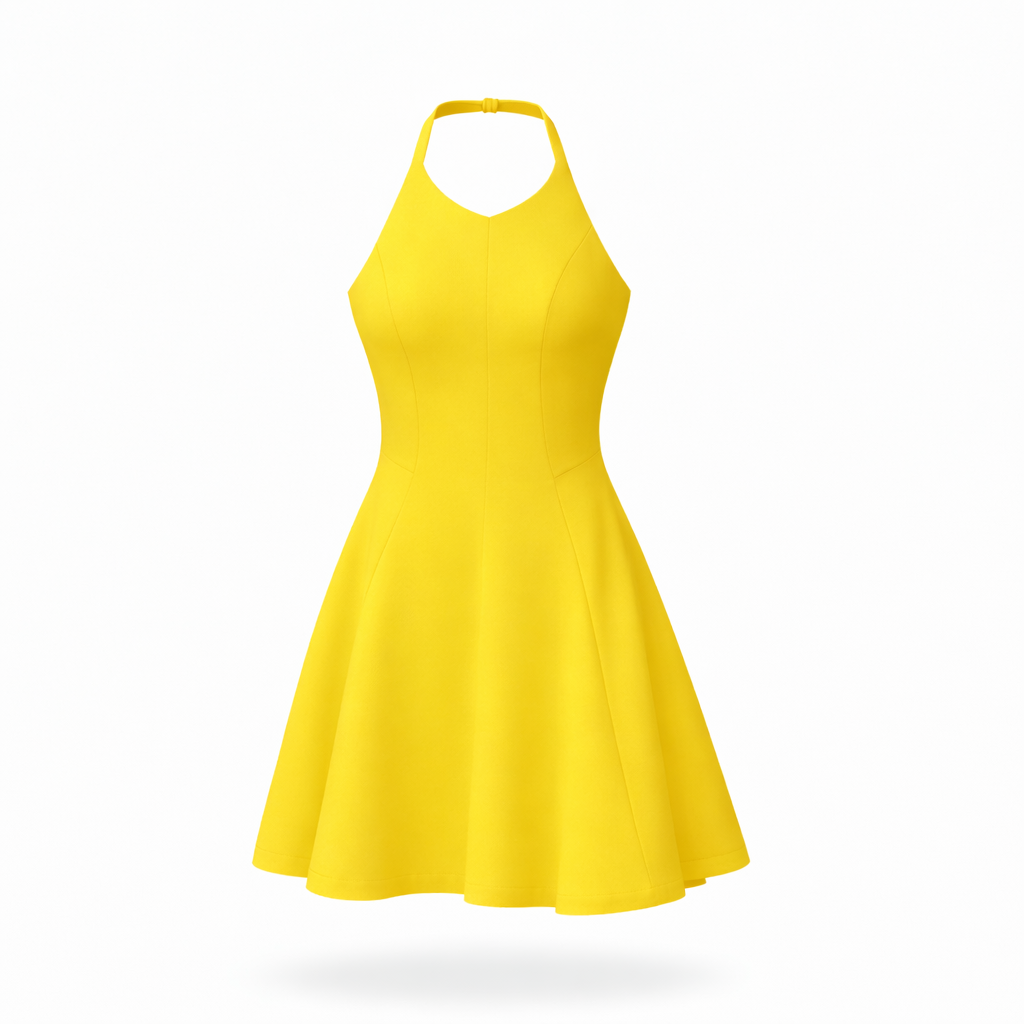 Vestido corte A sin espalda