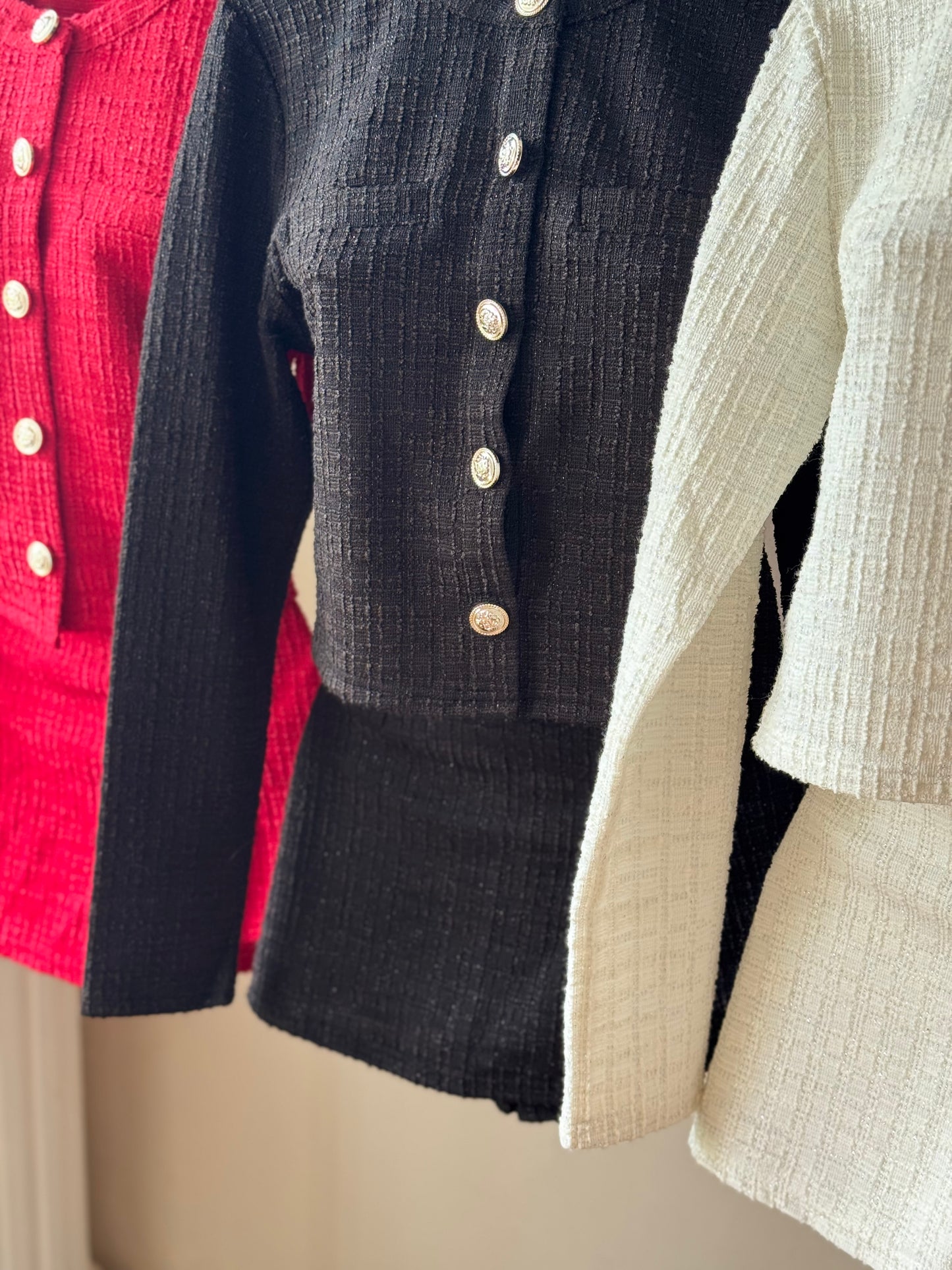 Conjunto tweed con brillos