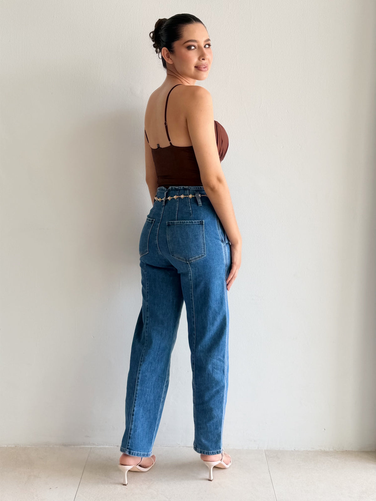 Pantalon de Pinzas Barrel