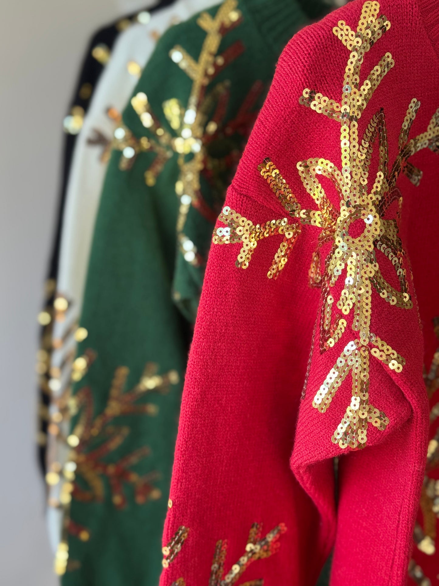 Suéter copos navideño