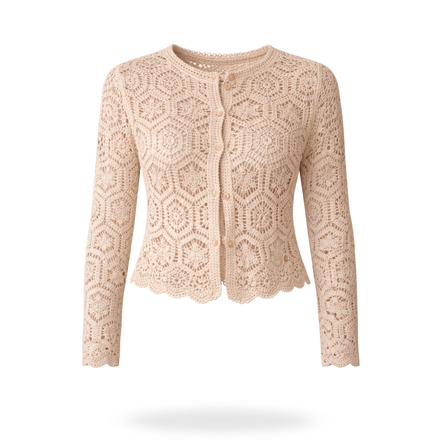 Cardigan Corto Crochet