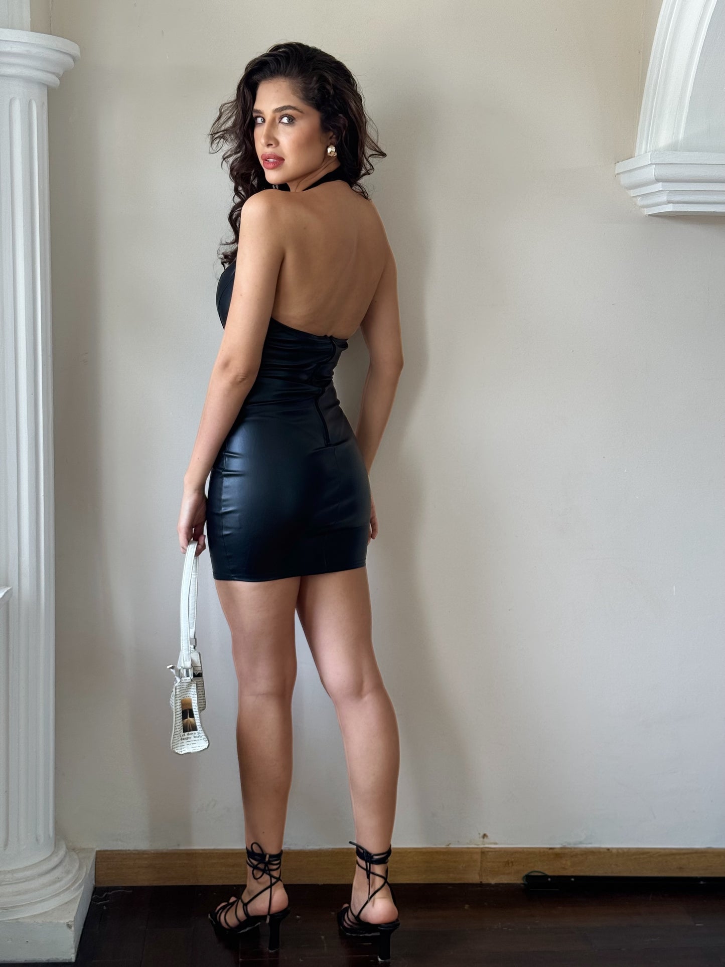 Vestido corset vinipiel