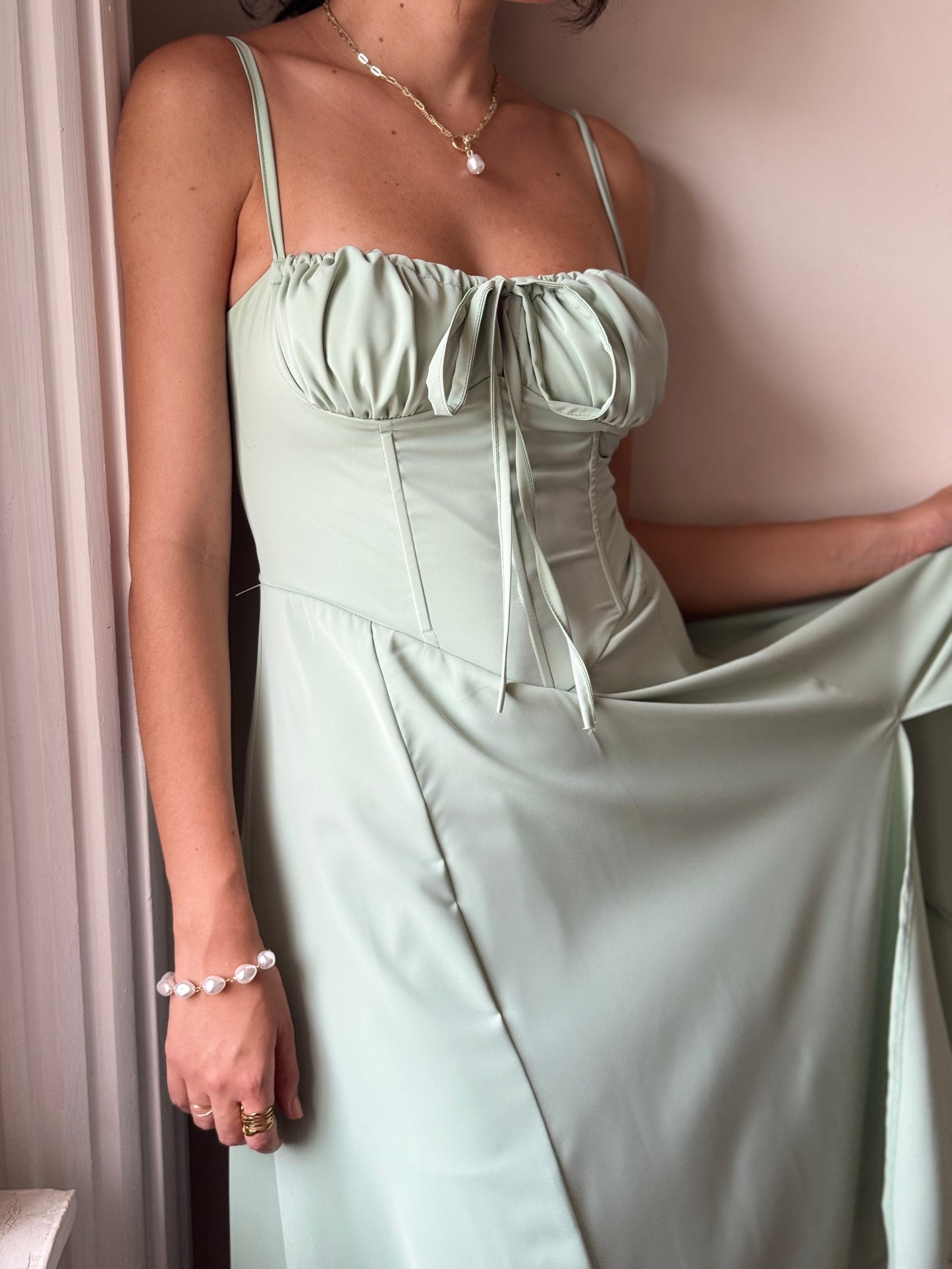 Maxi Vestido con corset