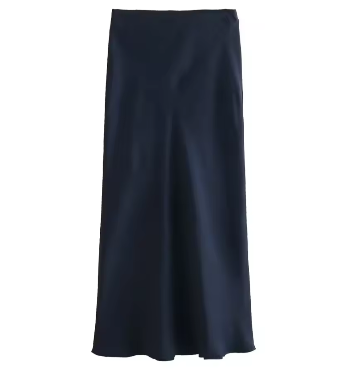Maxi falda satinada