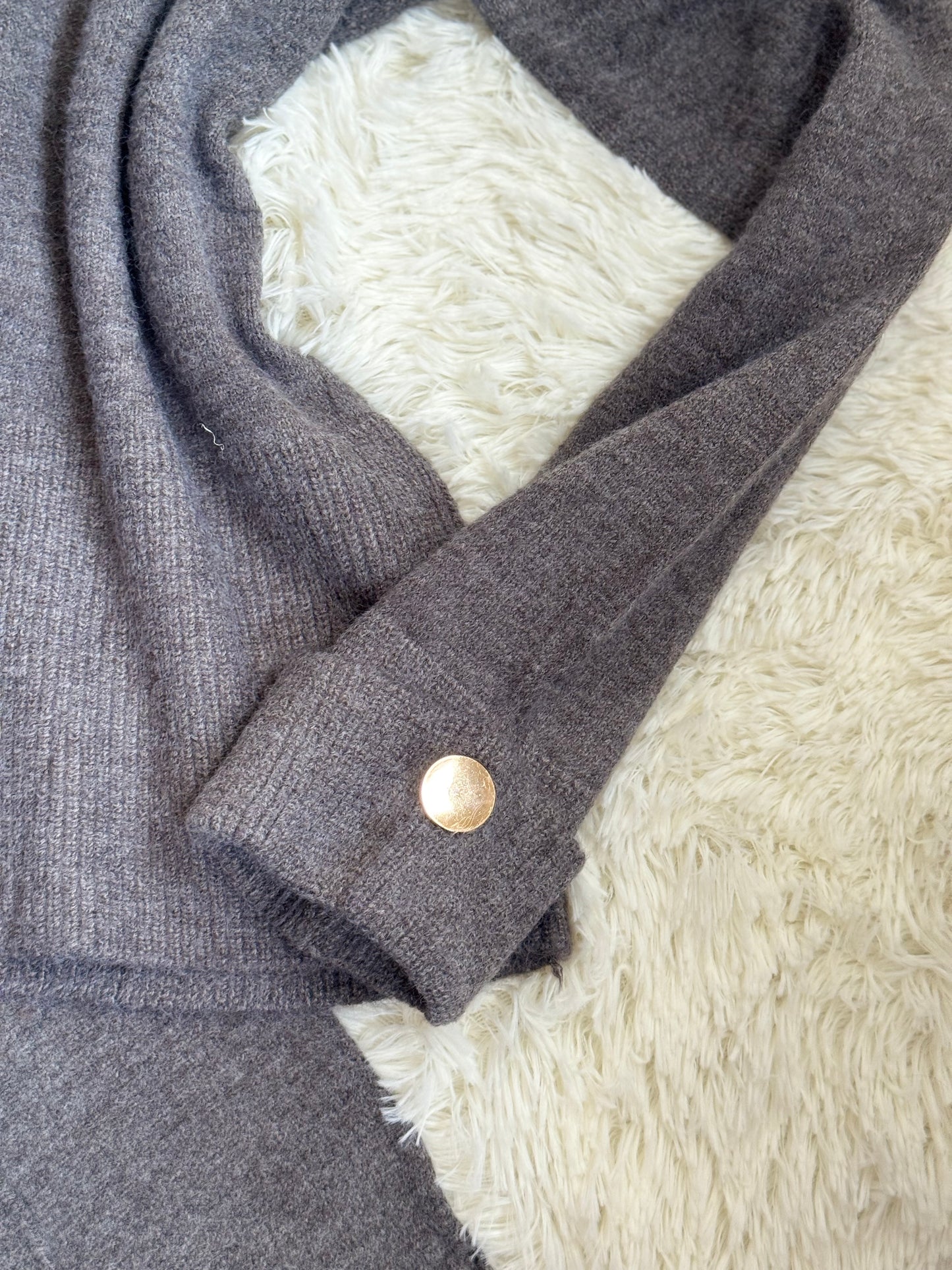 Conjunto tejido cuello redondo