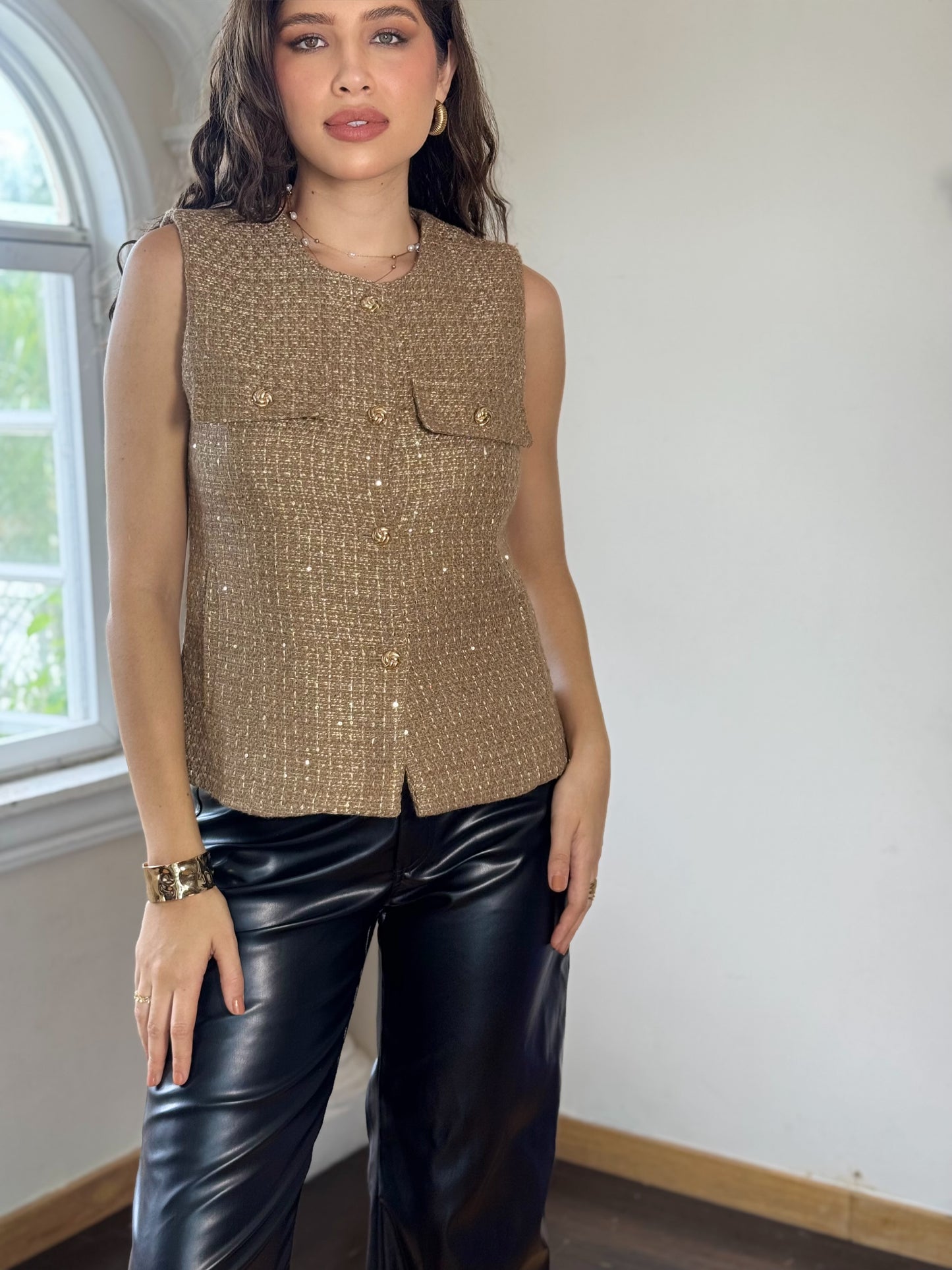 Chaleco Tweed