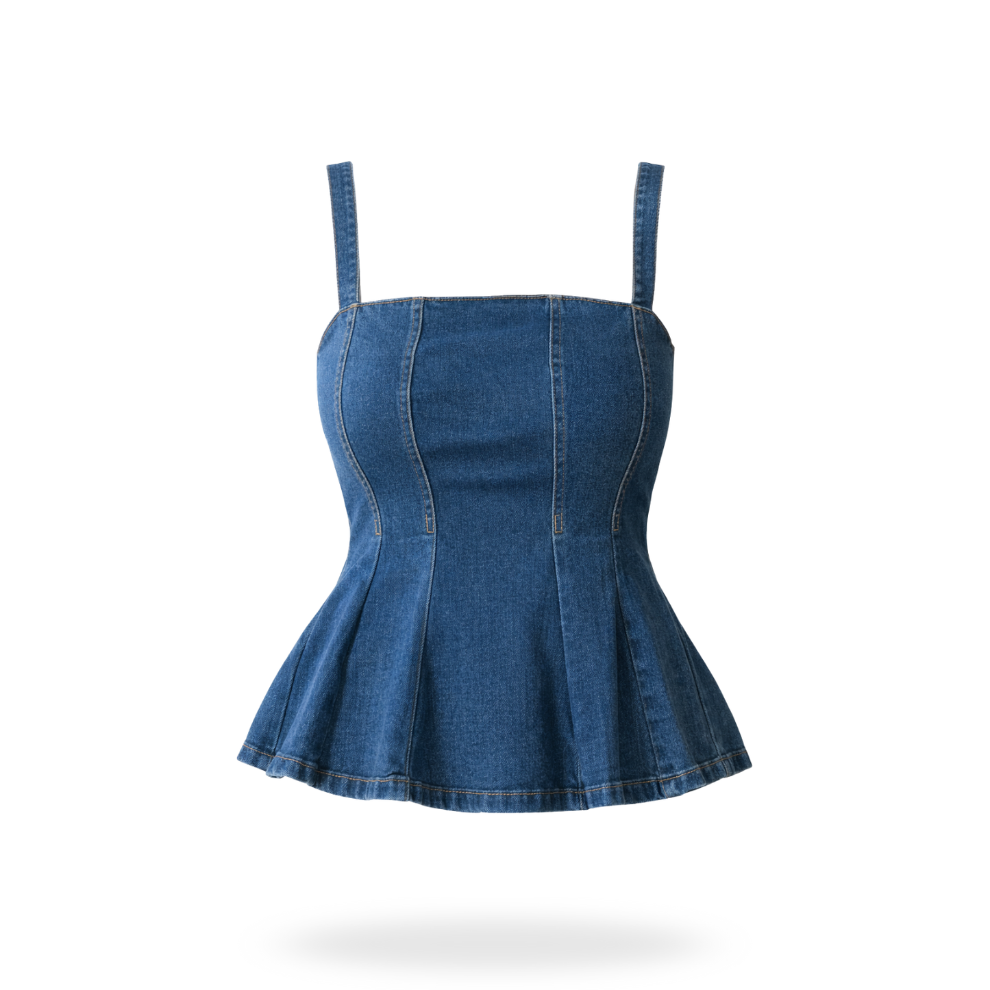 Blusa Mezclilla Peplum
