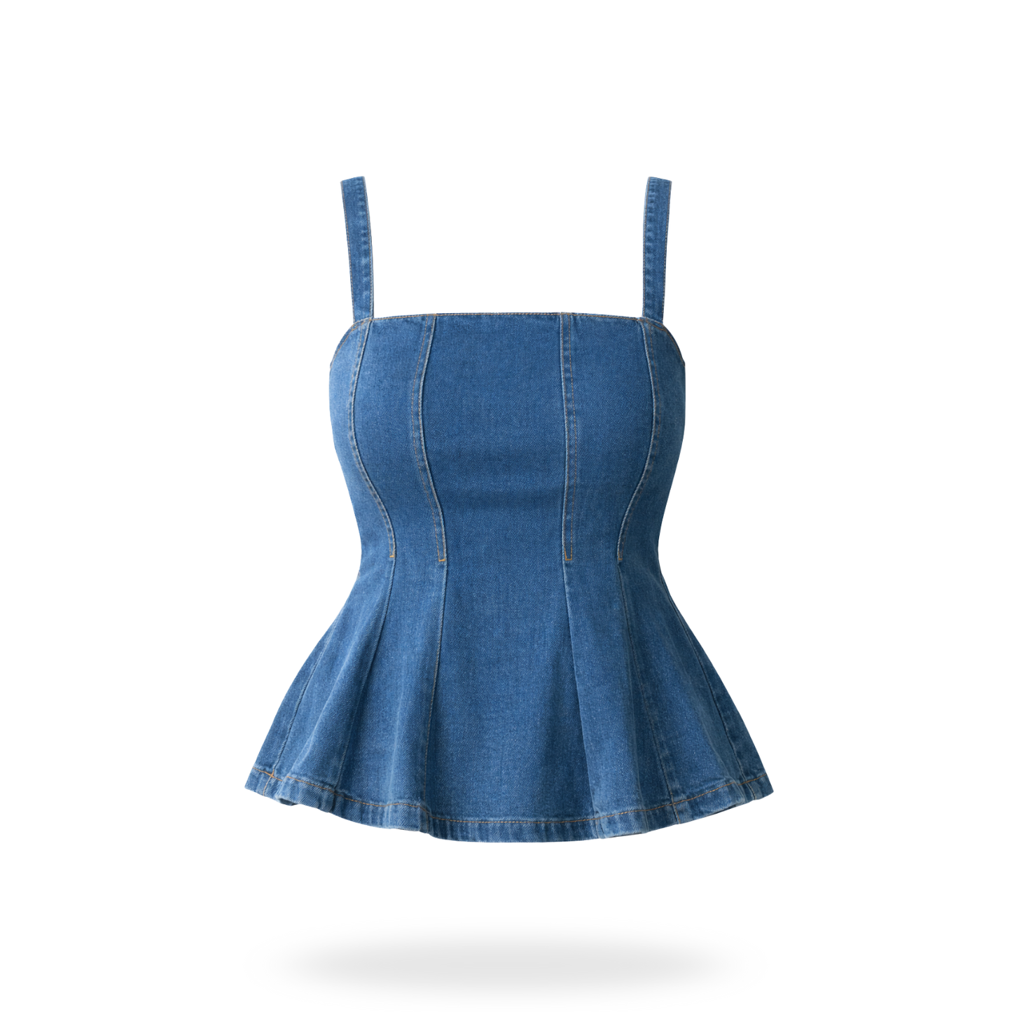 Blusa Mezclilla Peplum