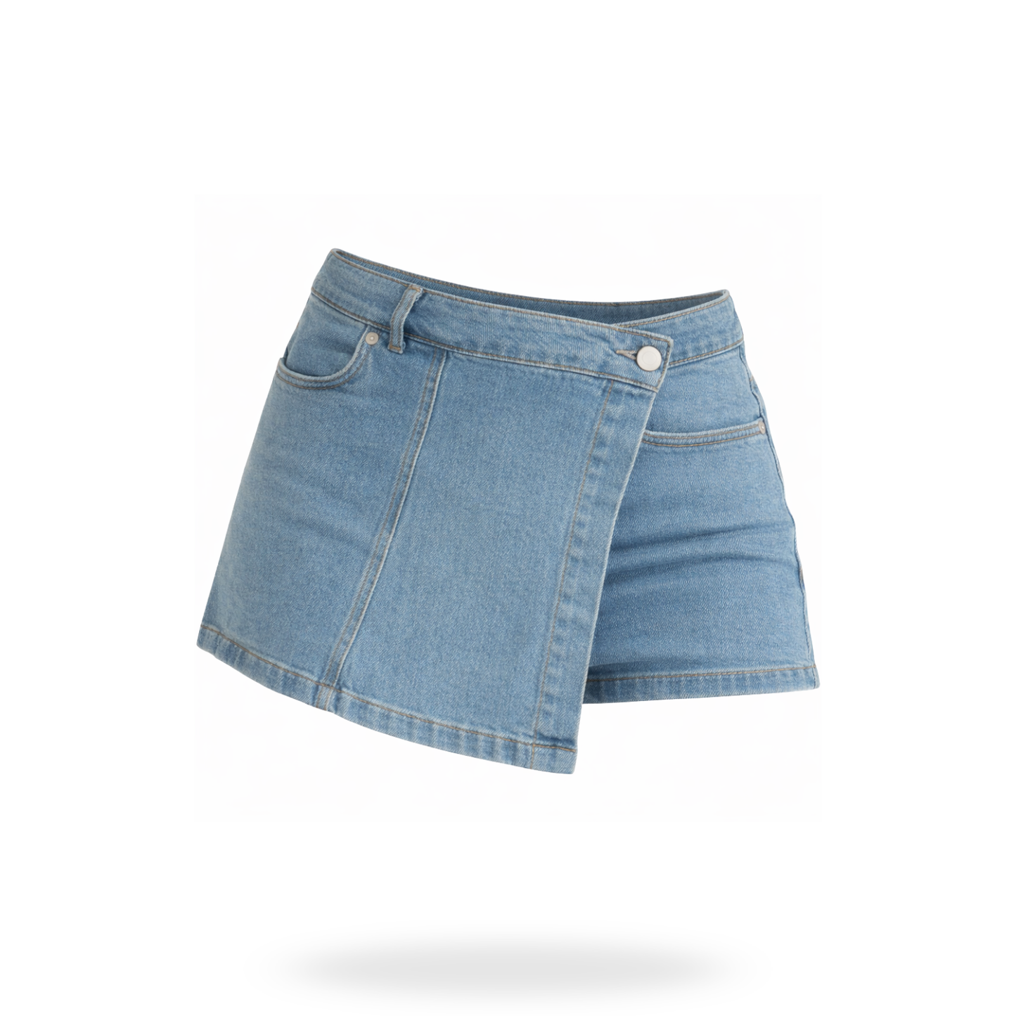 Falda Short de mezclilla