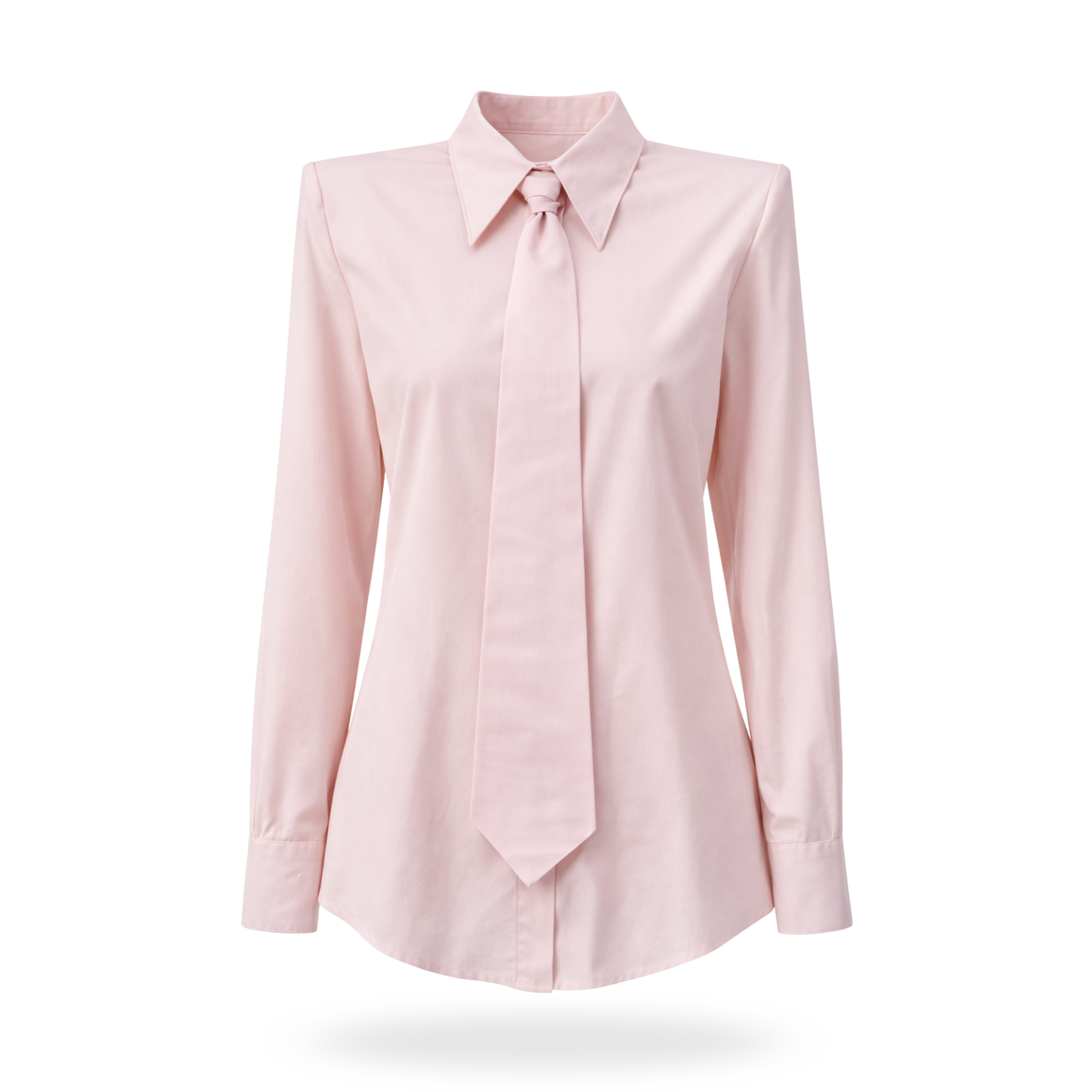 Camisa con hombreras y corbata