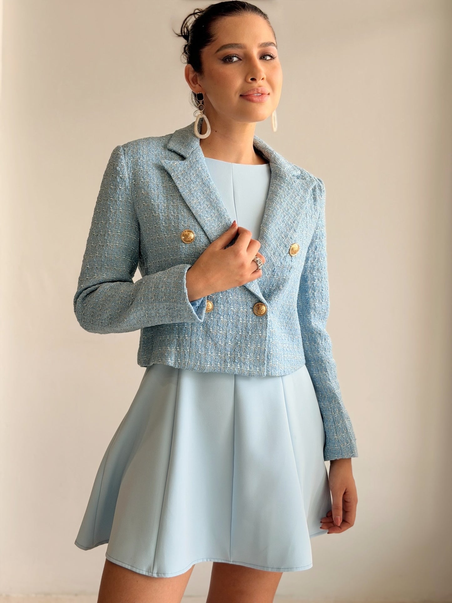 Blazer Tweed Corto