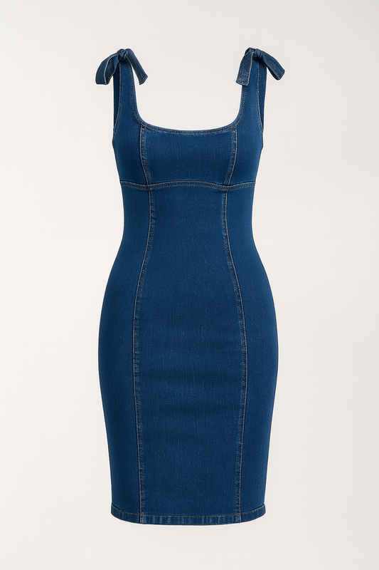 Vestido de mezclilla corto