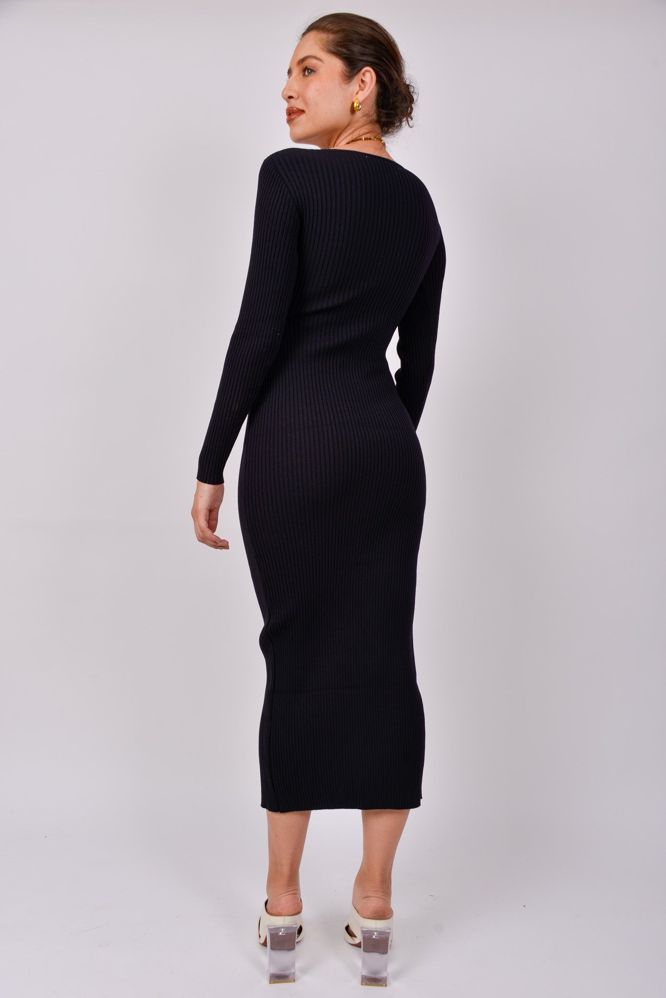 Vestido Abierto de botones