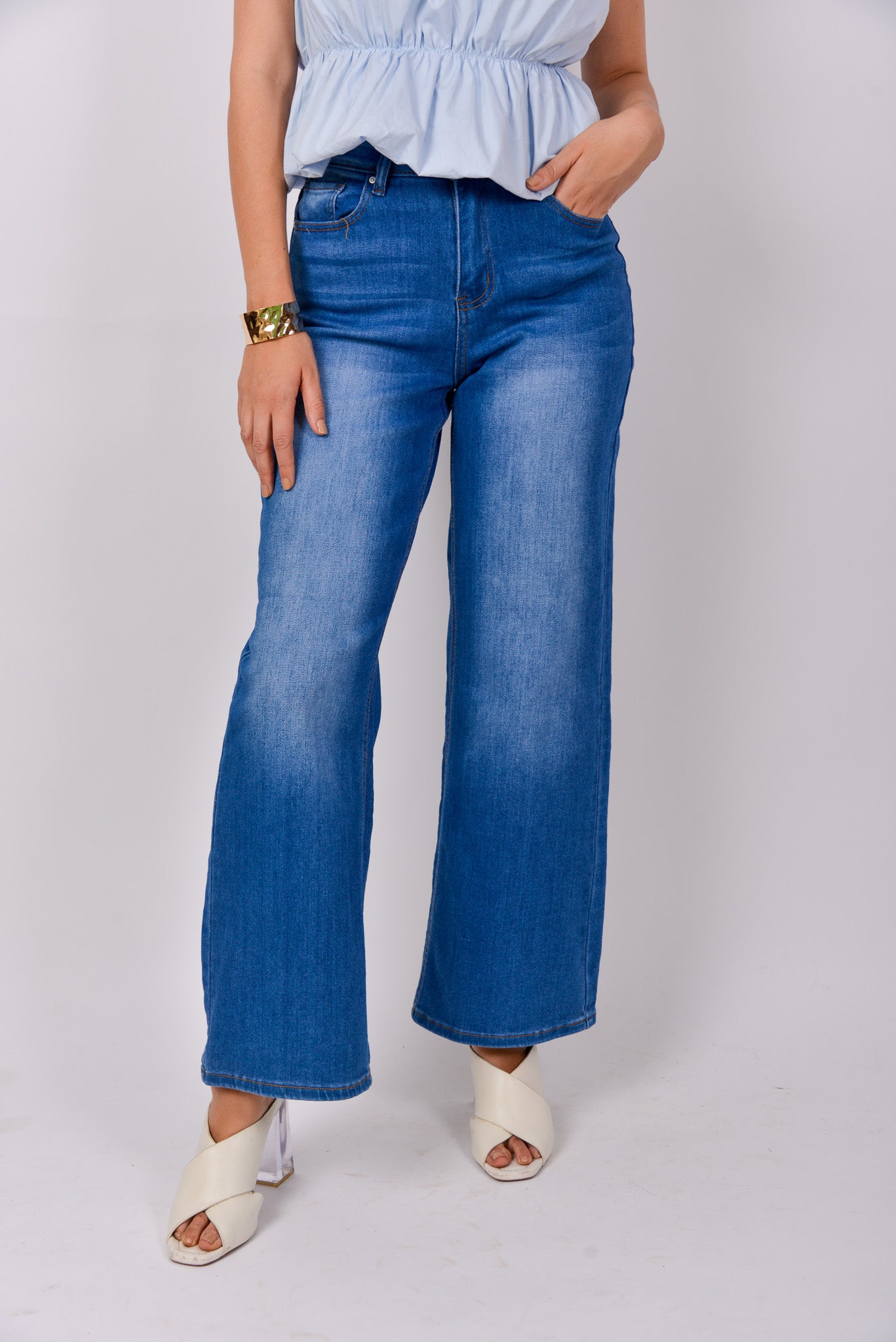 Jeans wide leg