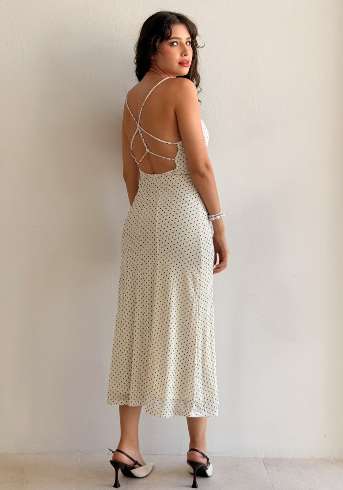 Vestido de puntos