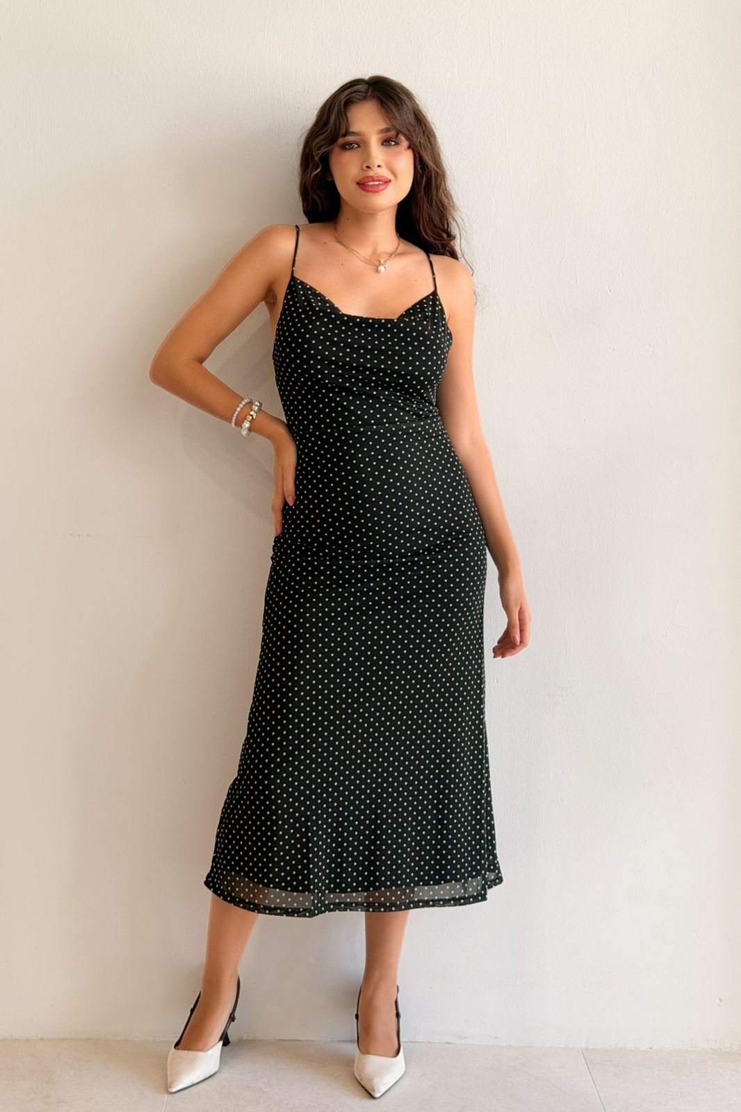 Vestido de puntos